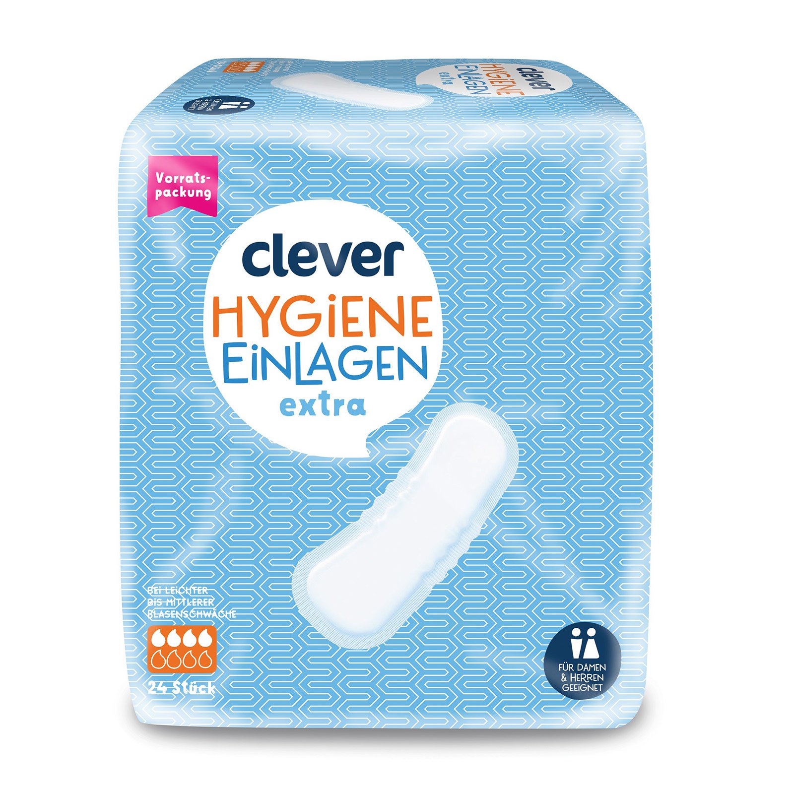 Clever Hygieneeinlagen Extra
