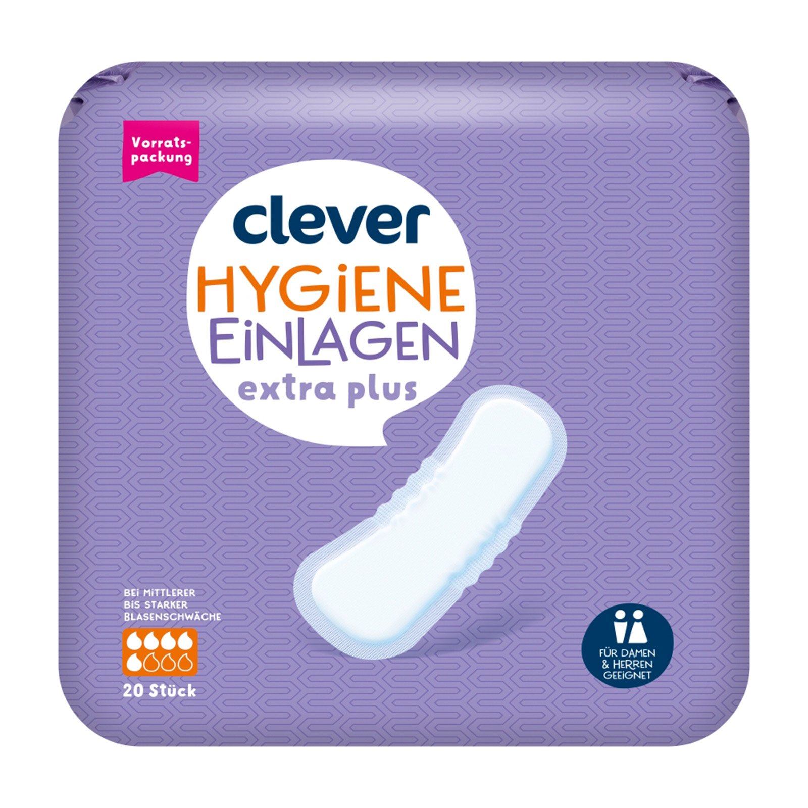 Clever Hygieneeinlagen Extra Plus