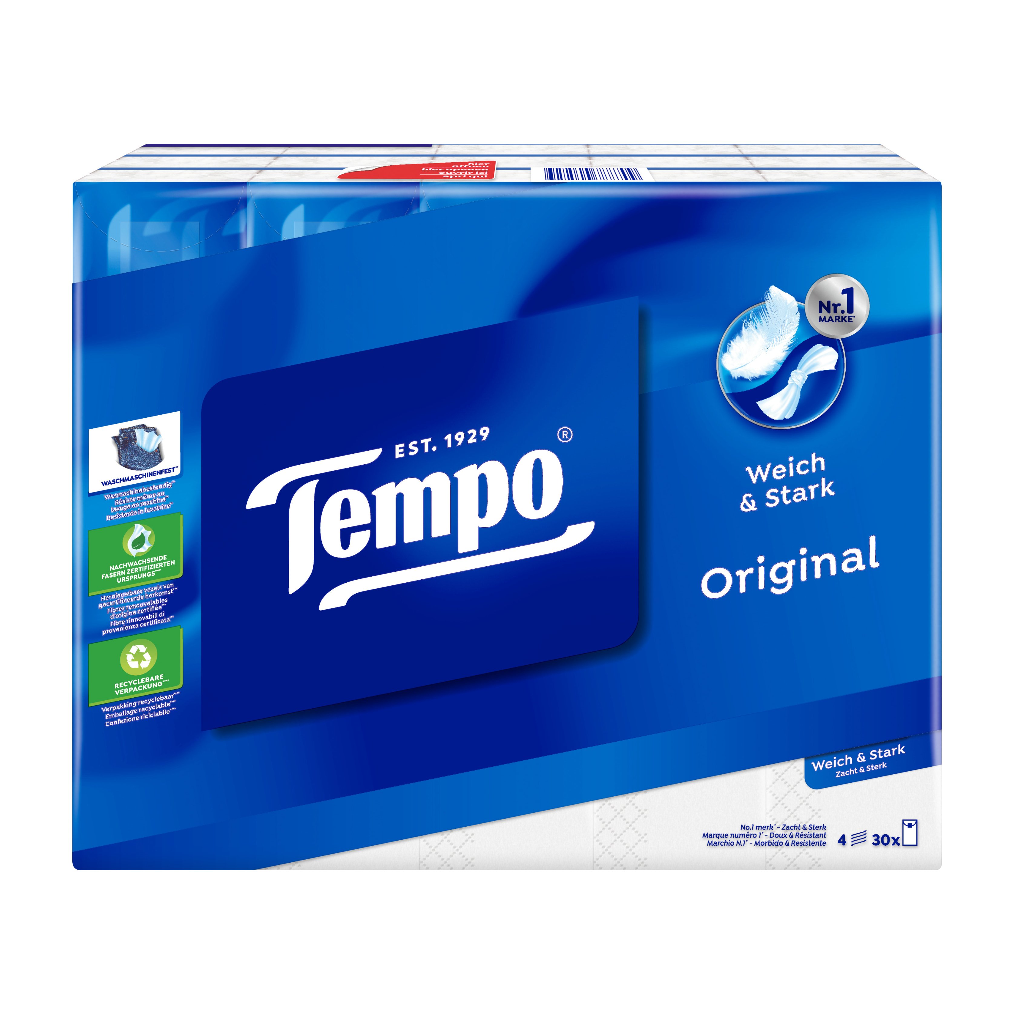 Tempo Taschentücher 30x10