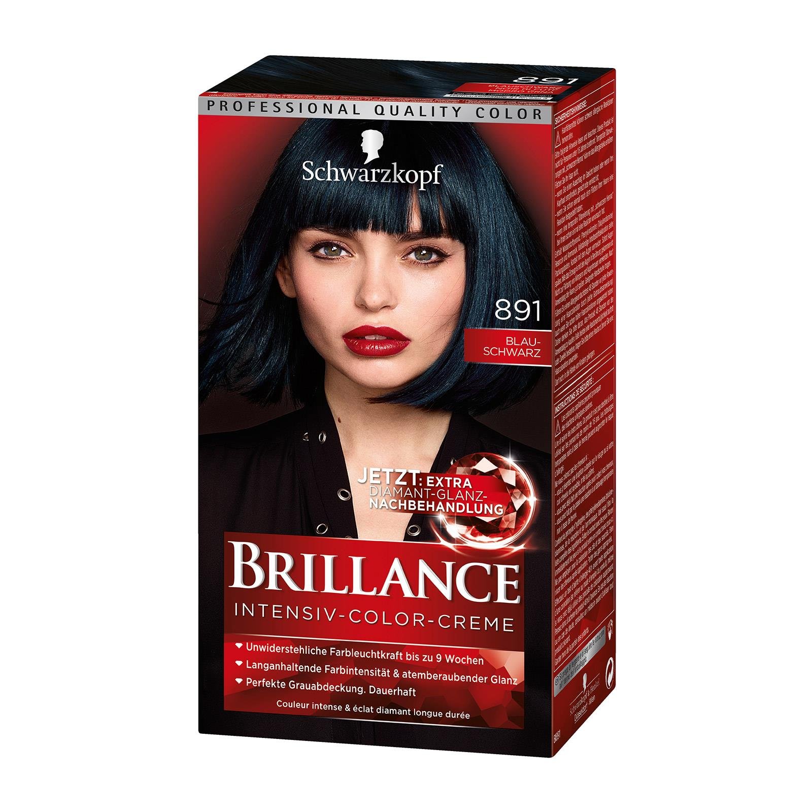 Brillance Intensiv-Color-Creme Nr. 891 Blauschwarz
