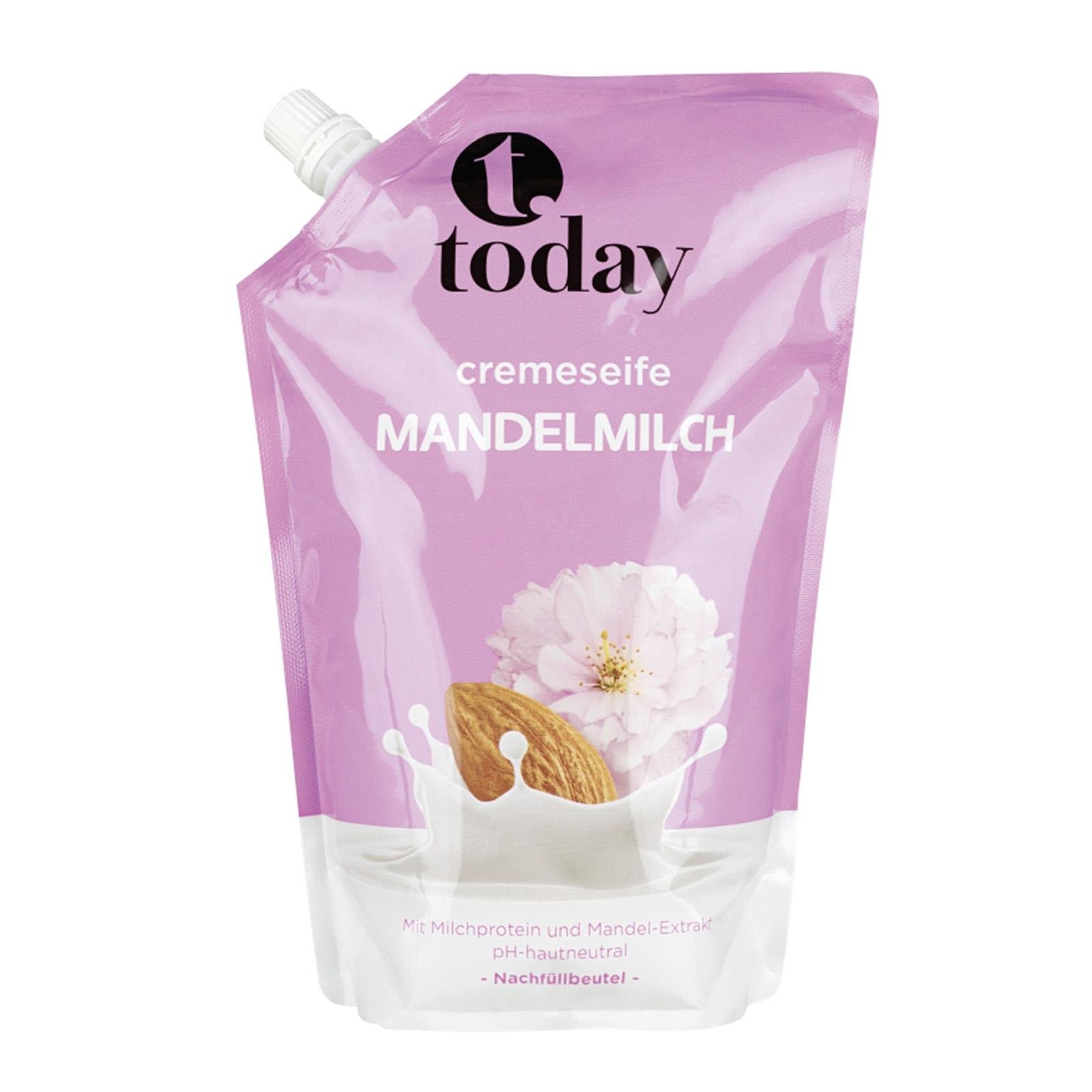 Today Cremeseife Mandelmilch Nachfüllbeutel