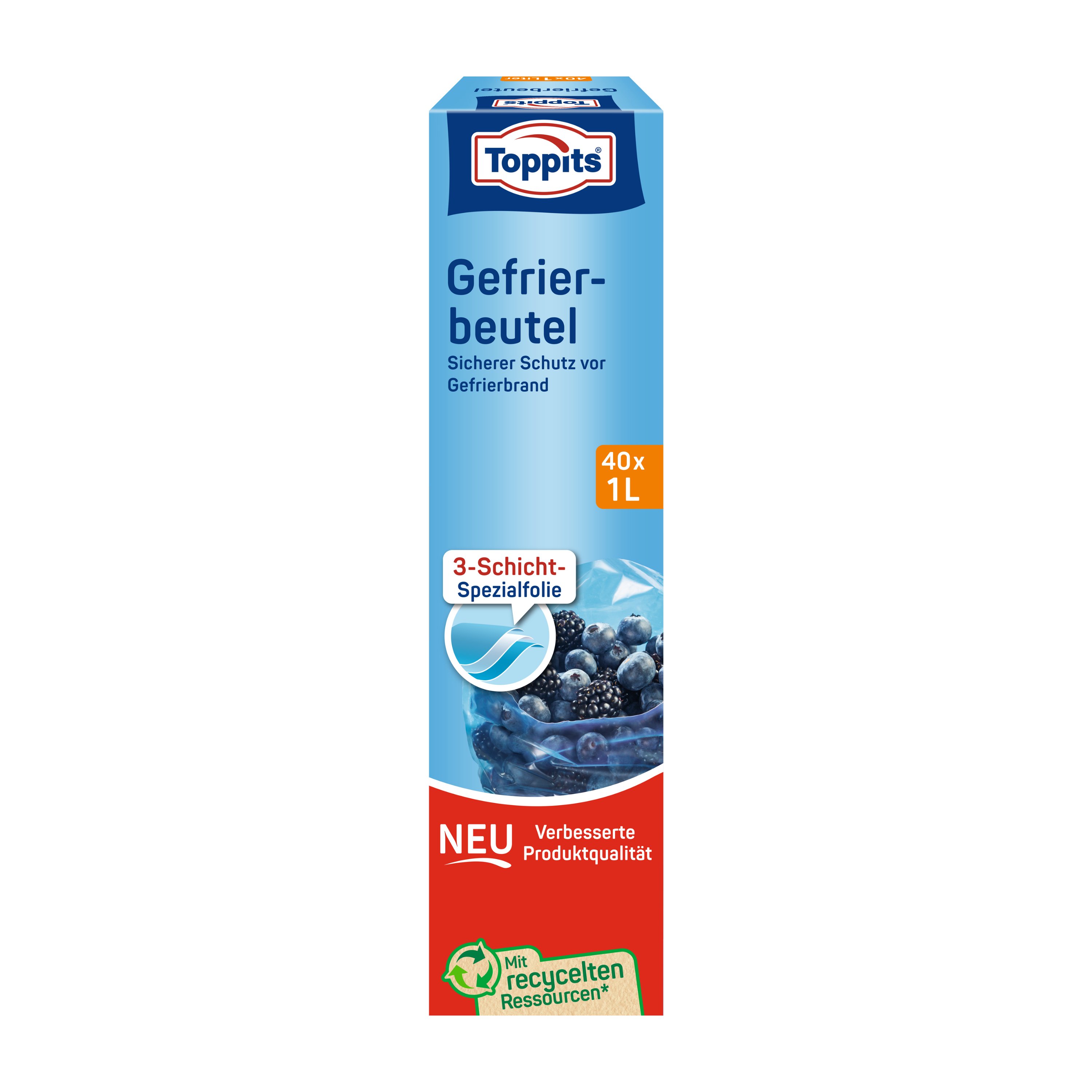 Toppits Gefrierbeutel 1L