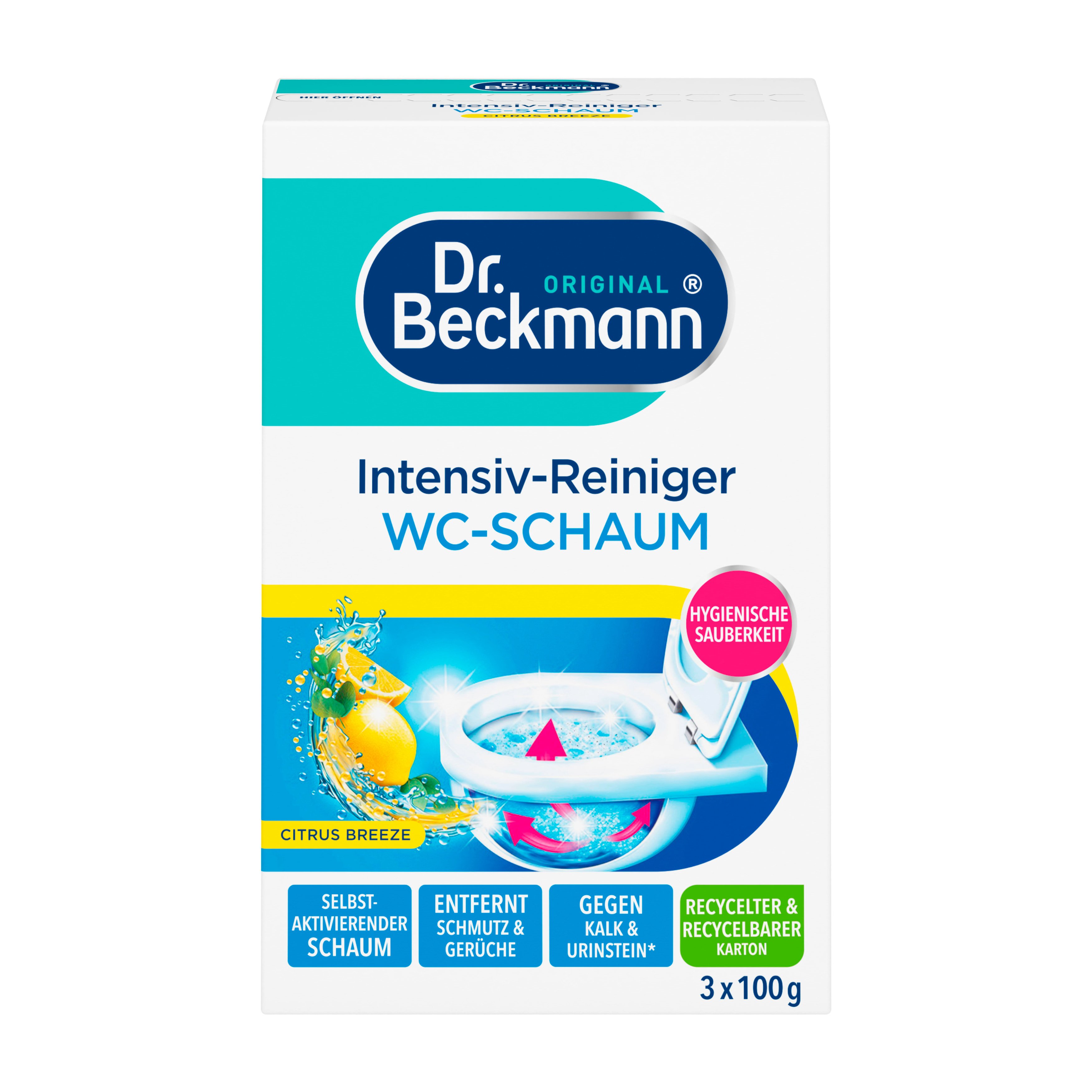 Dr. Beckmann Aktivkohle WC Schaum