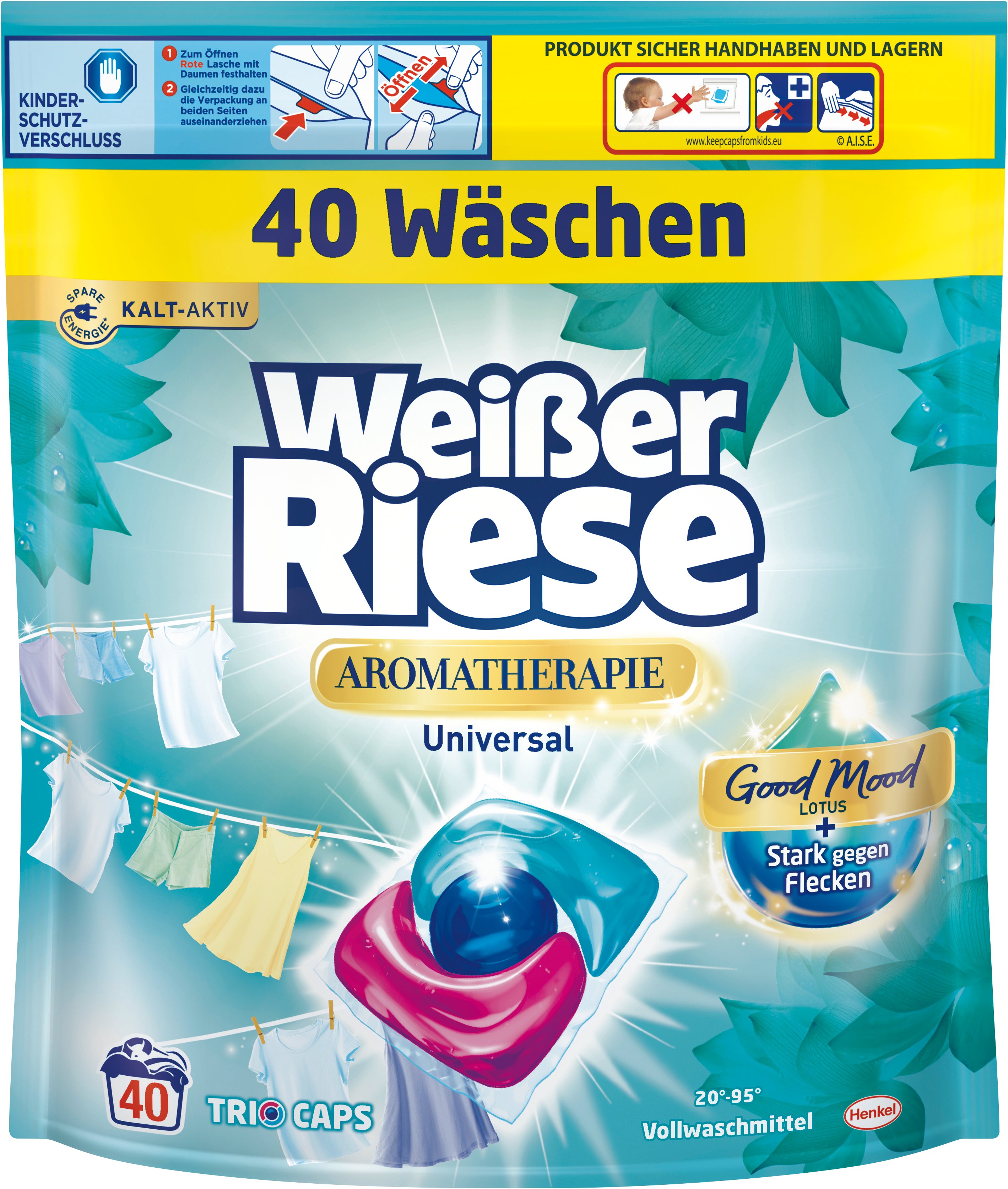 Weißer Riese Trio Caps Lotus