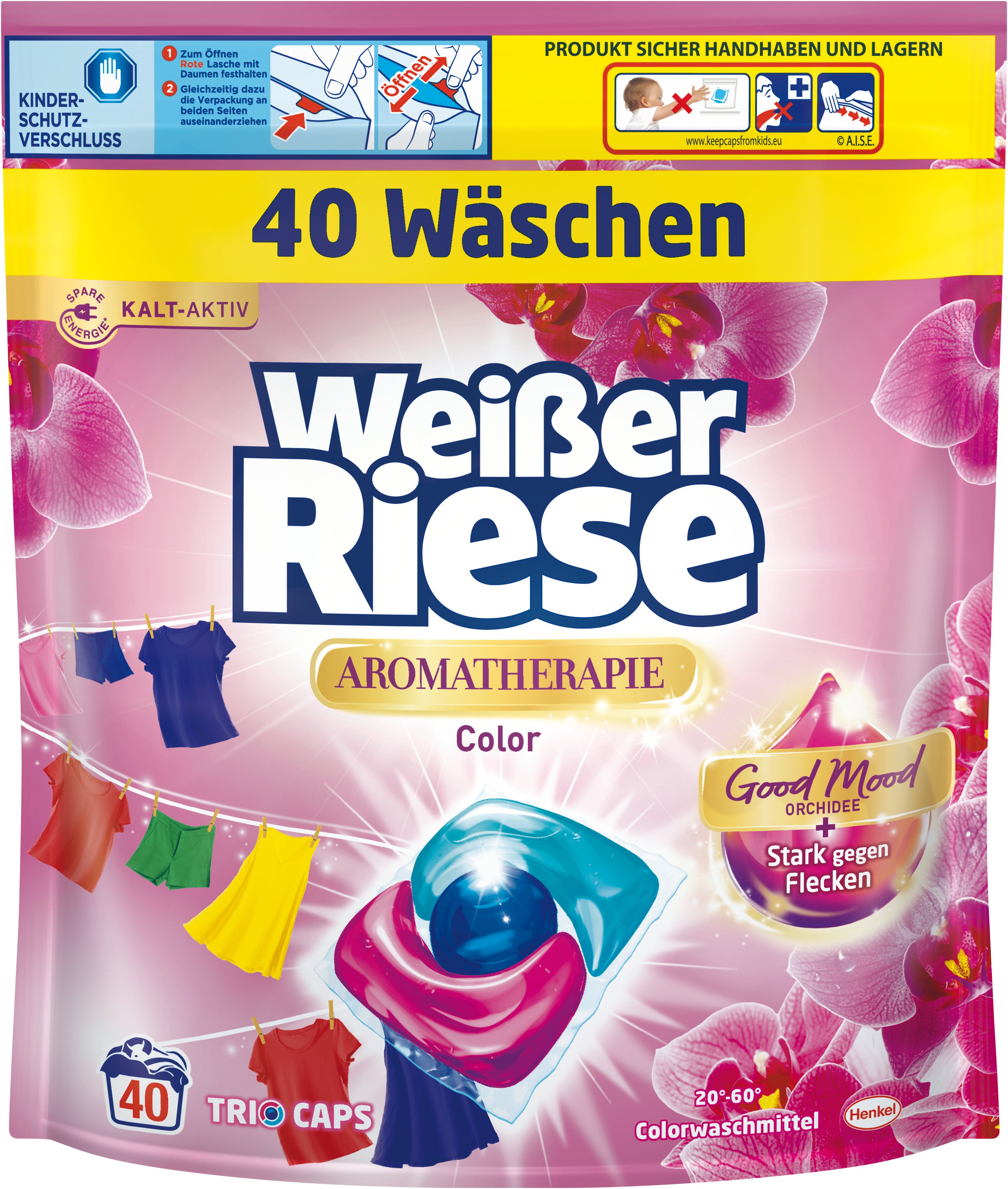 Weißer Riese Trio Caps Orchidee