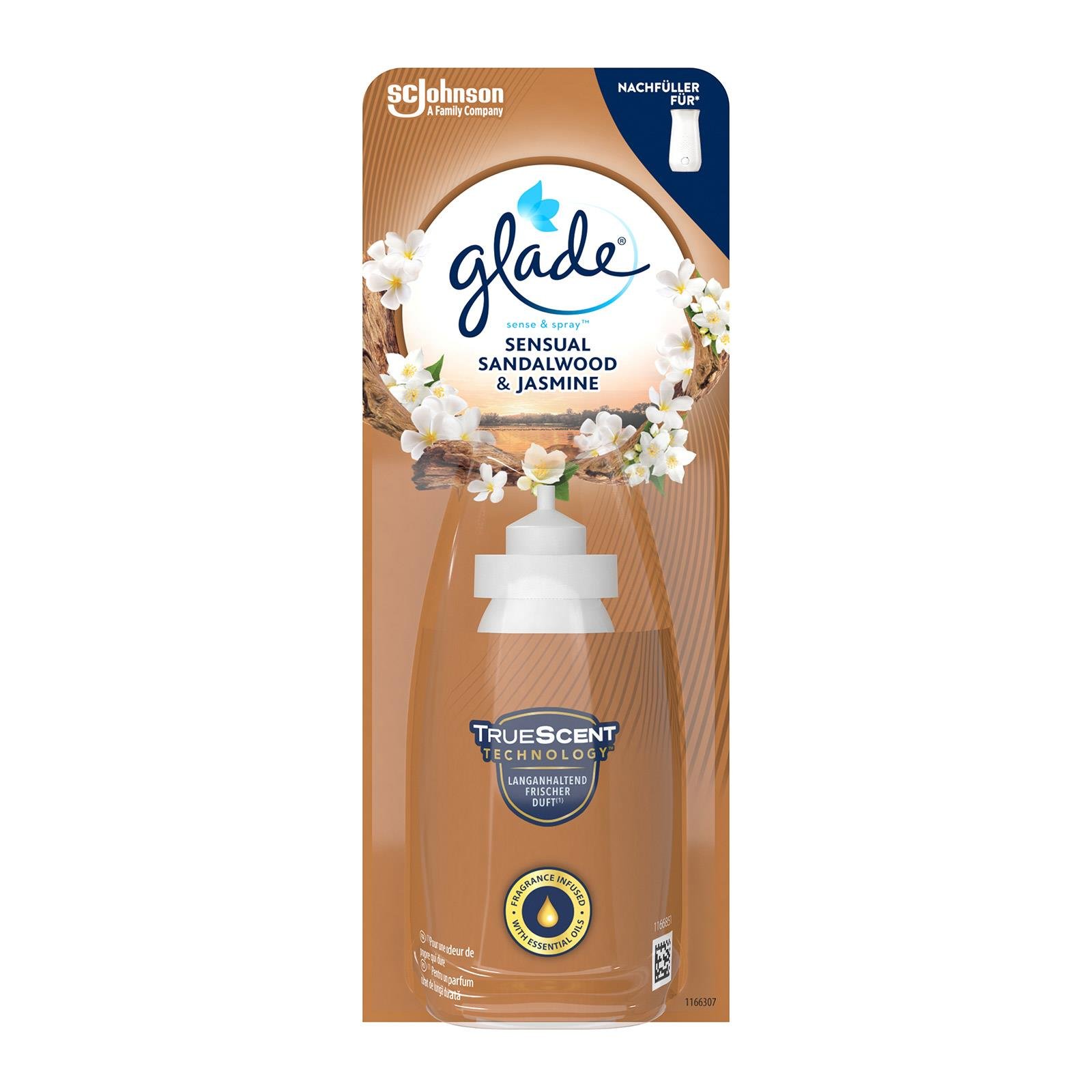 Glade Sense & Spray Sensual Sandalwood & Jasmine Nachfüller