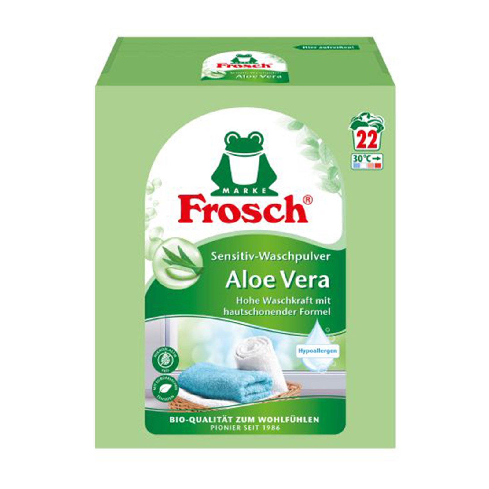 Frosch Waschpulver Sensitiv Aloe Vera