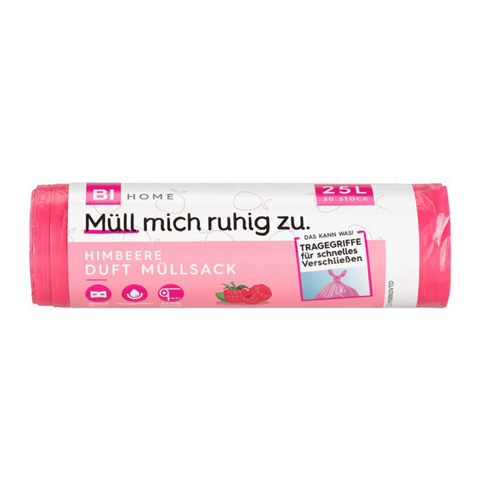 BI HOME Duftmüllsack mit Tragegriff 25l
