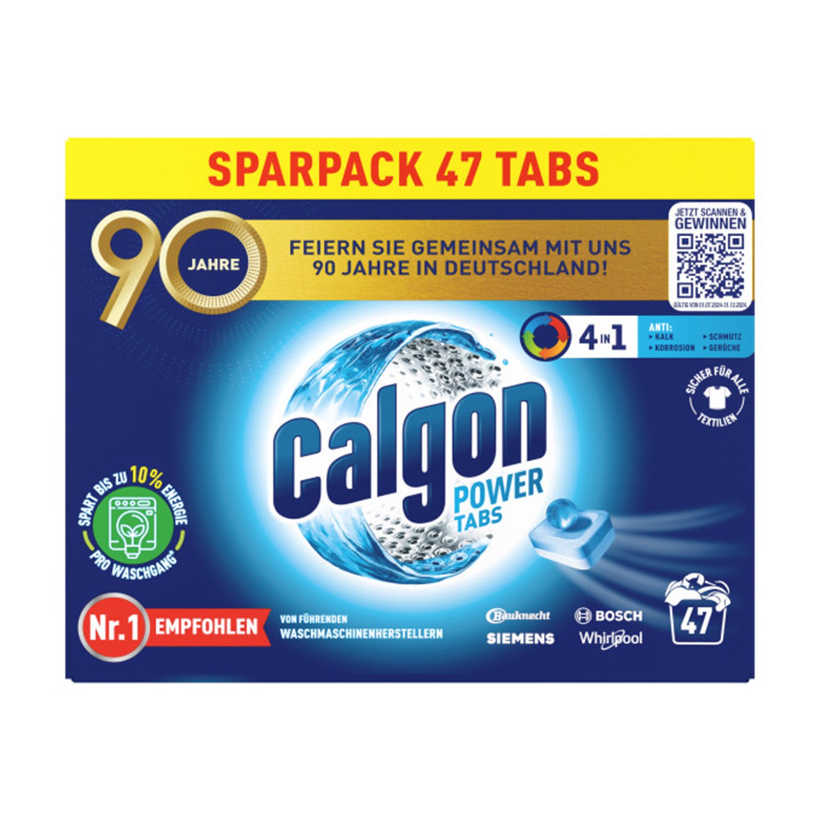 Calgon 4In1 Tabs + Overfill