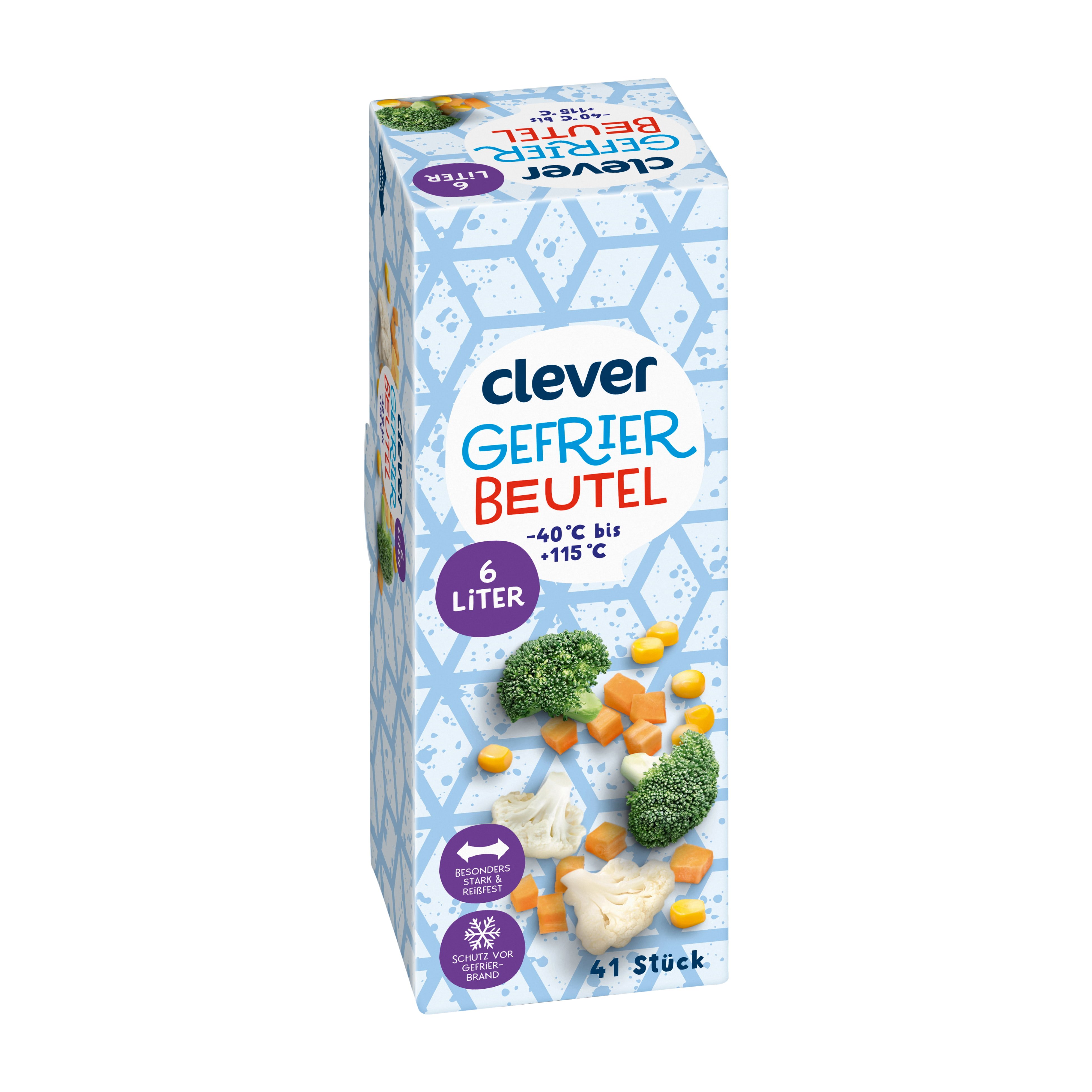 Clever Gefrierbeutel 6L