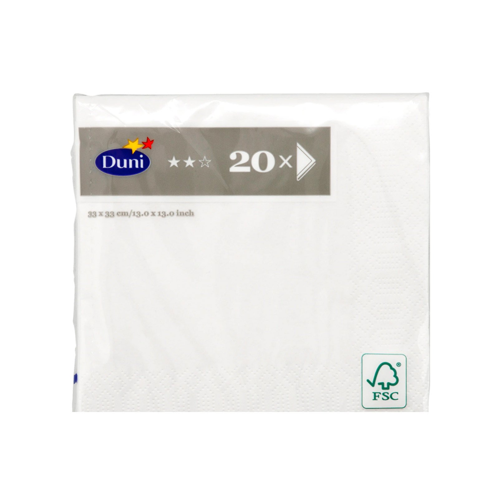 Duni Servietten Weiss 3-lagig