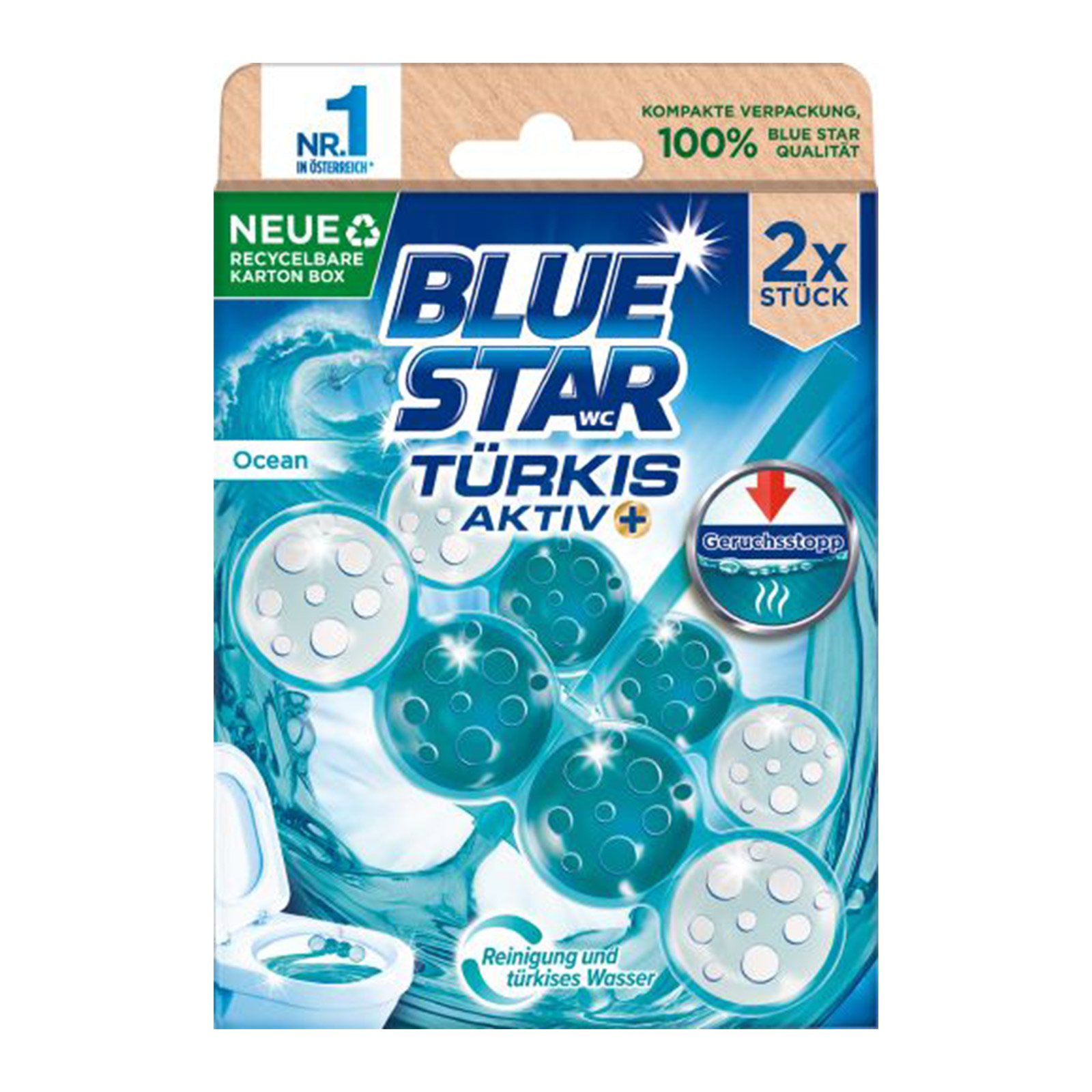 Blue Star Beckensteine Türkis Aktiv Ocean