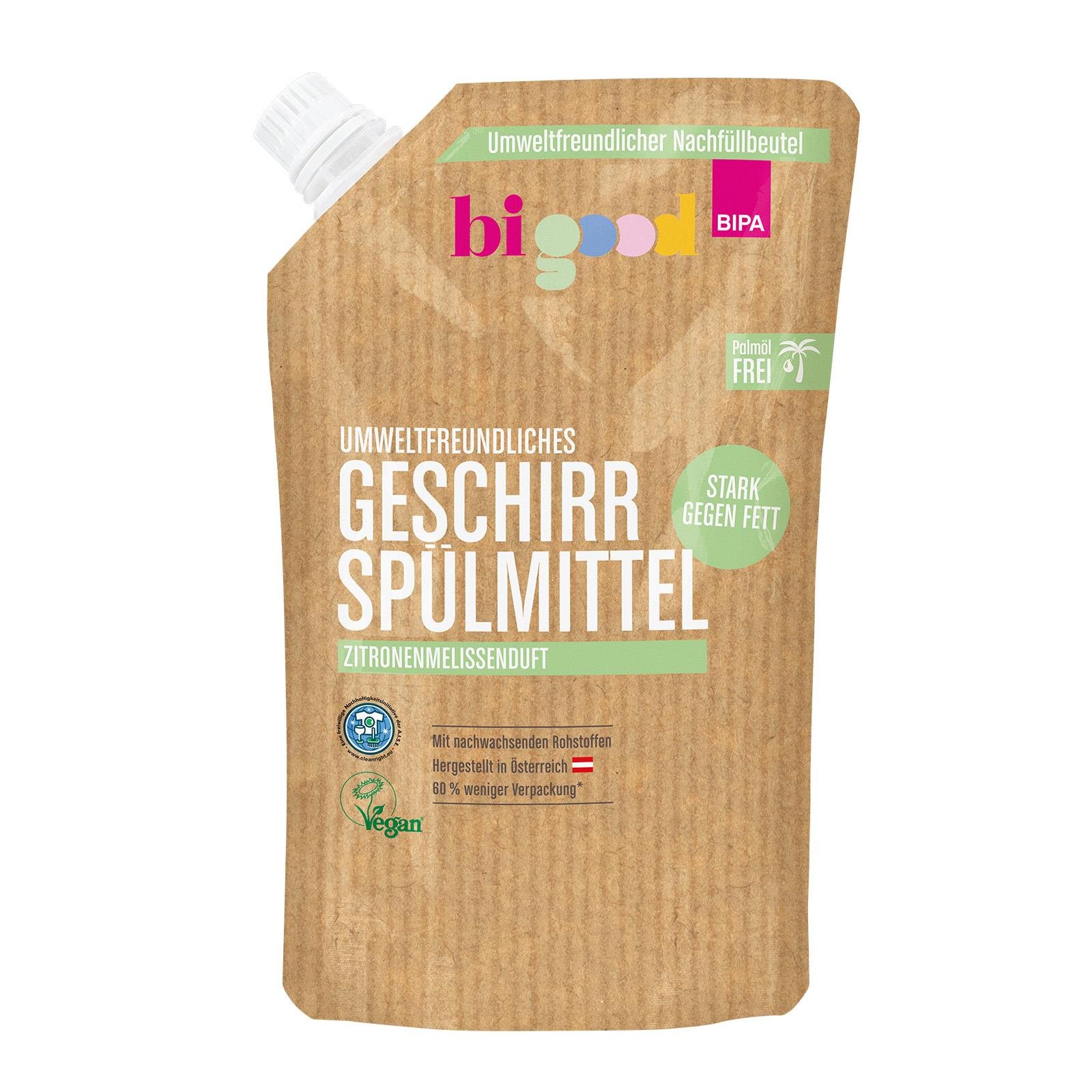 bi good Spülmittel Zitronenmelisse Nachfüller
