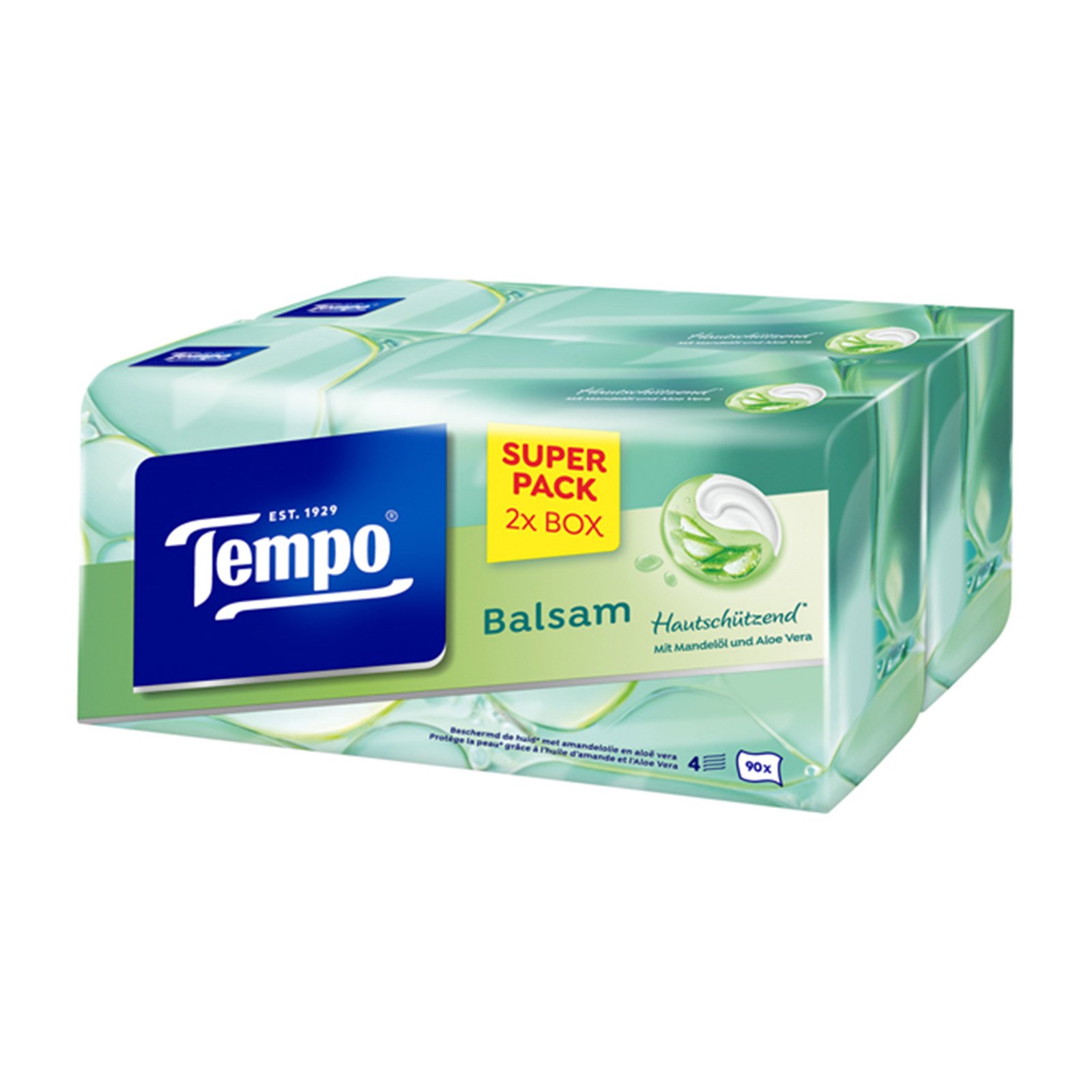 Tempo Taschentücher Balsam Duo Box