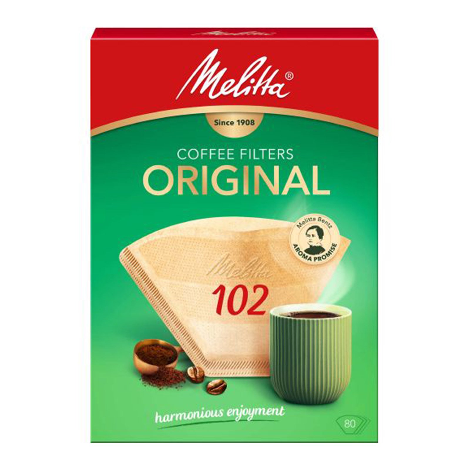 Melitta Kaffeefilter 102 ungebleicht
