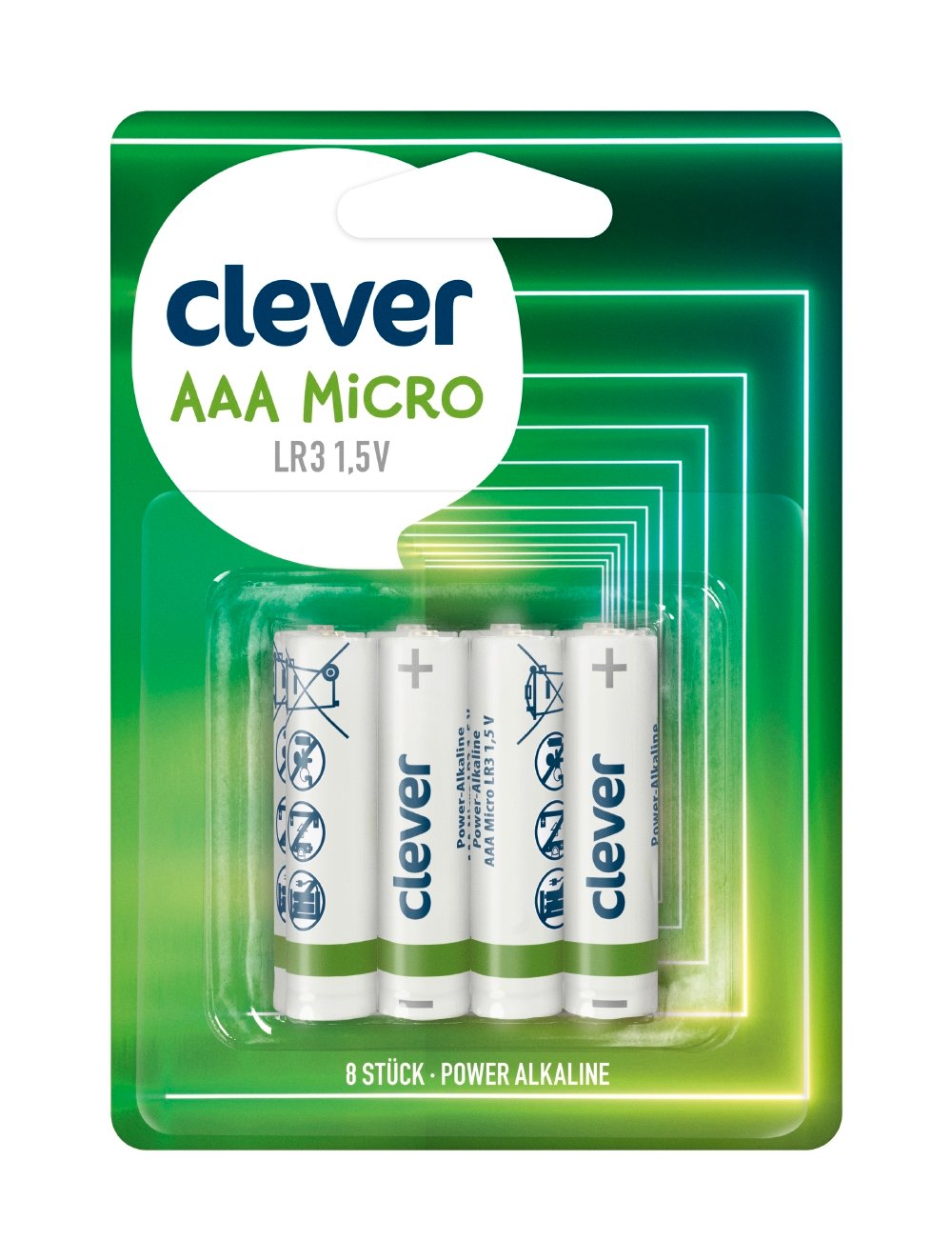 Clever Batterien AAA Micro