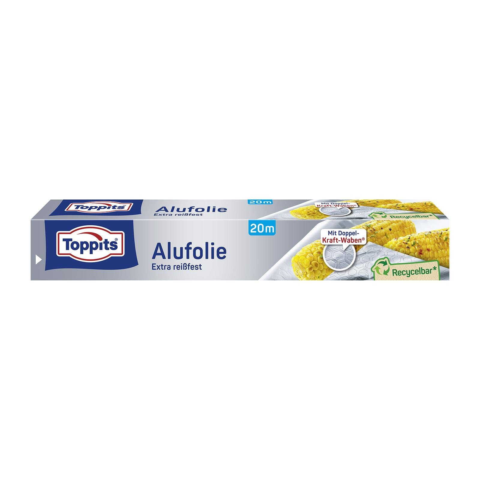 Toppits Alufolie Extra Reissfest 20m
