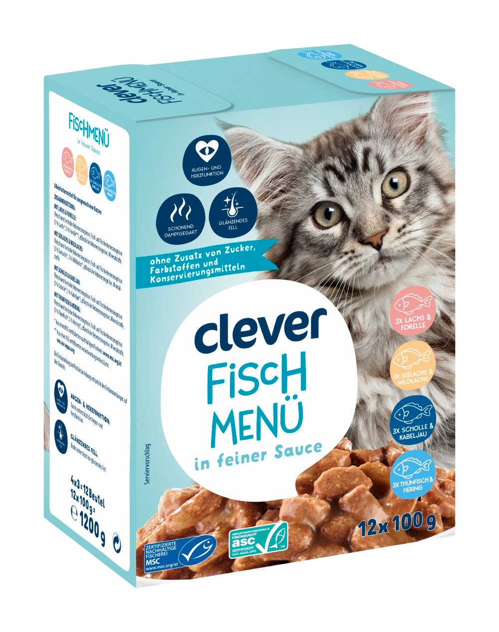 Clever Fisch Menü in feiner Sauce