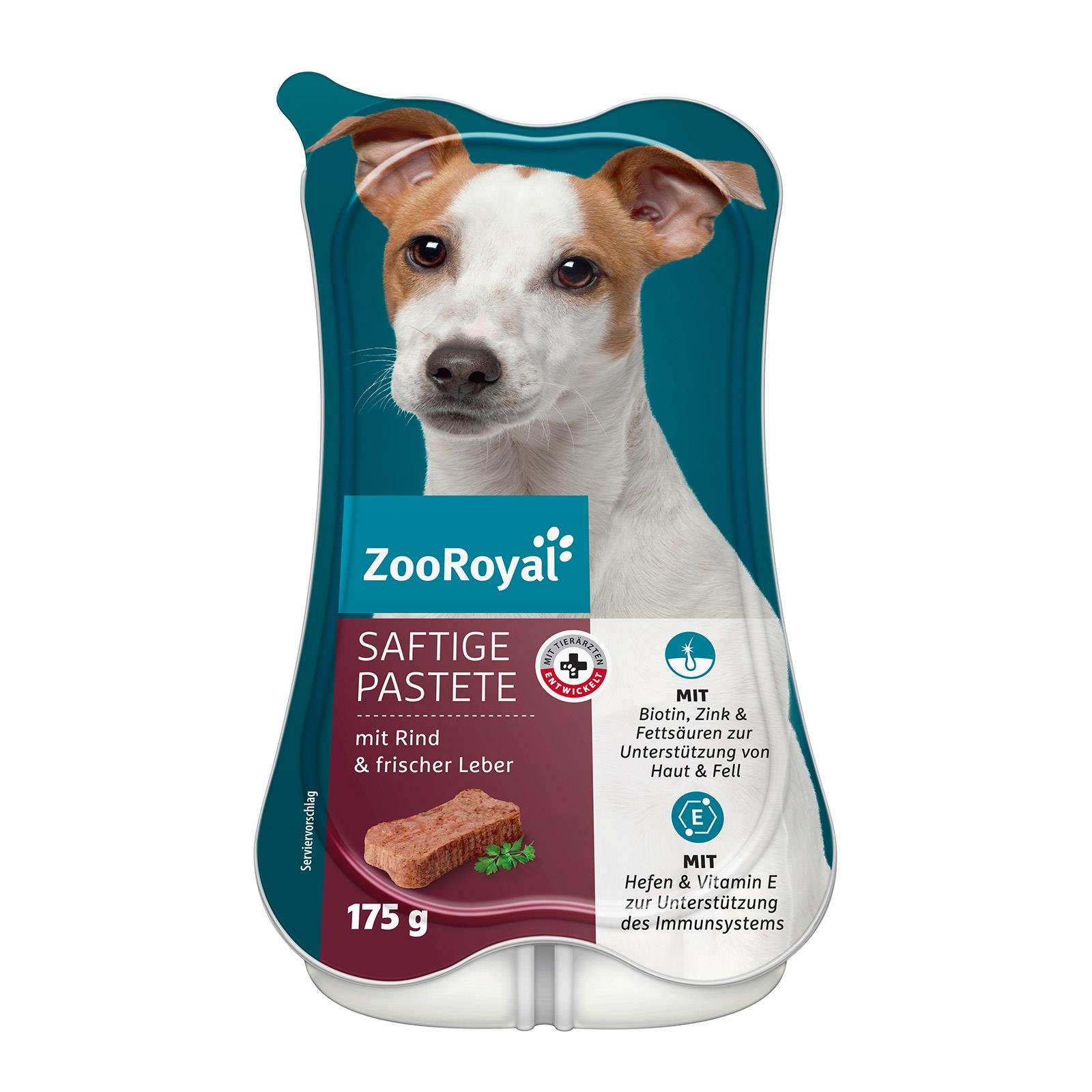 ZooRoyal Saftige Pastete mit Rind & frischer Leber