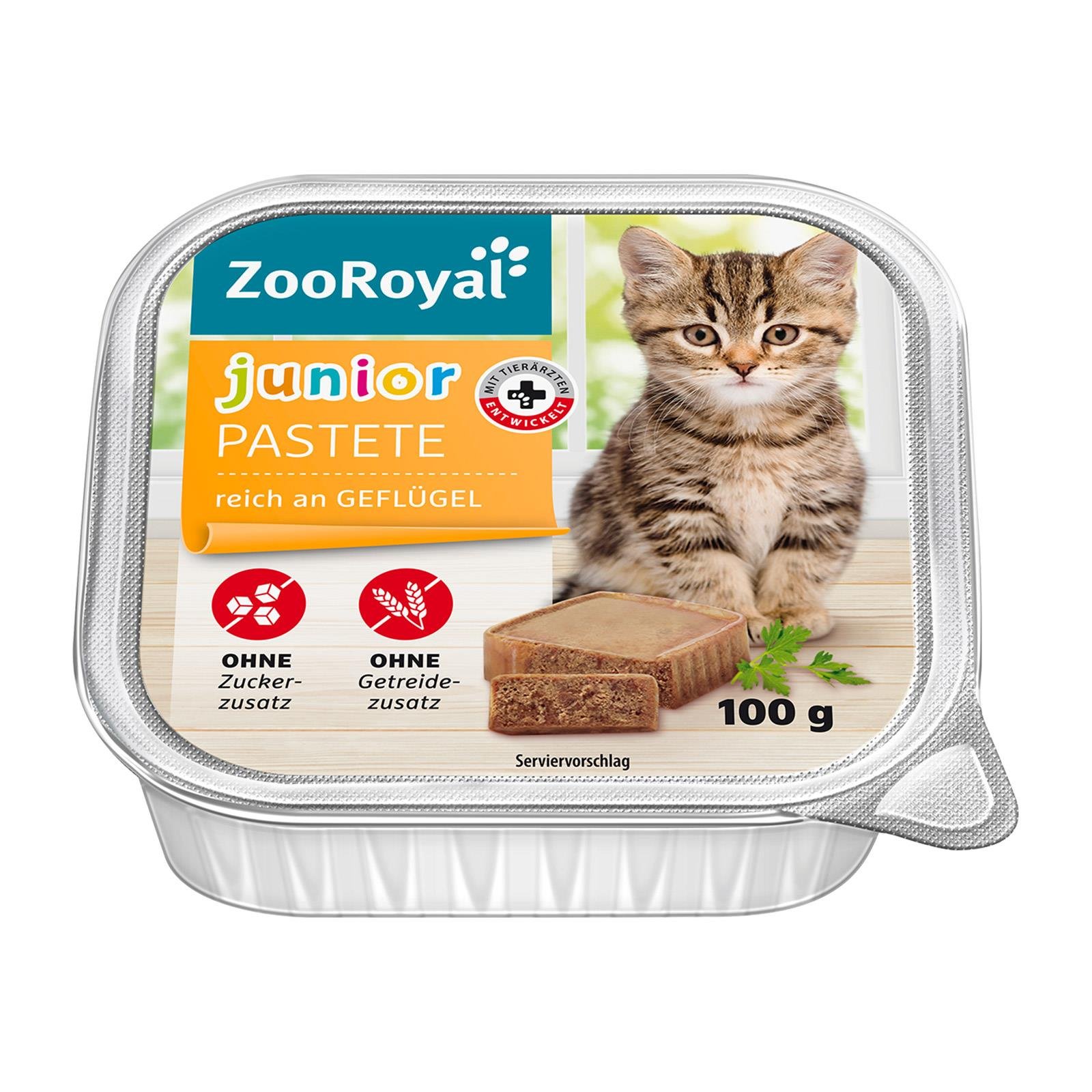 ZooRoyal Junior Pastete Reich an Geflügel