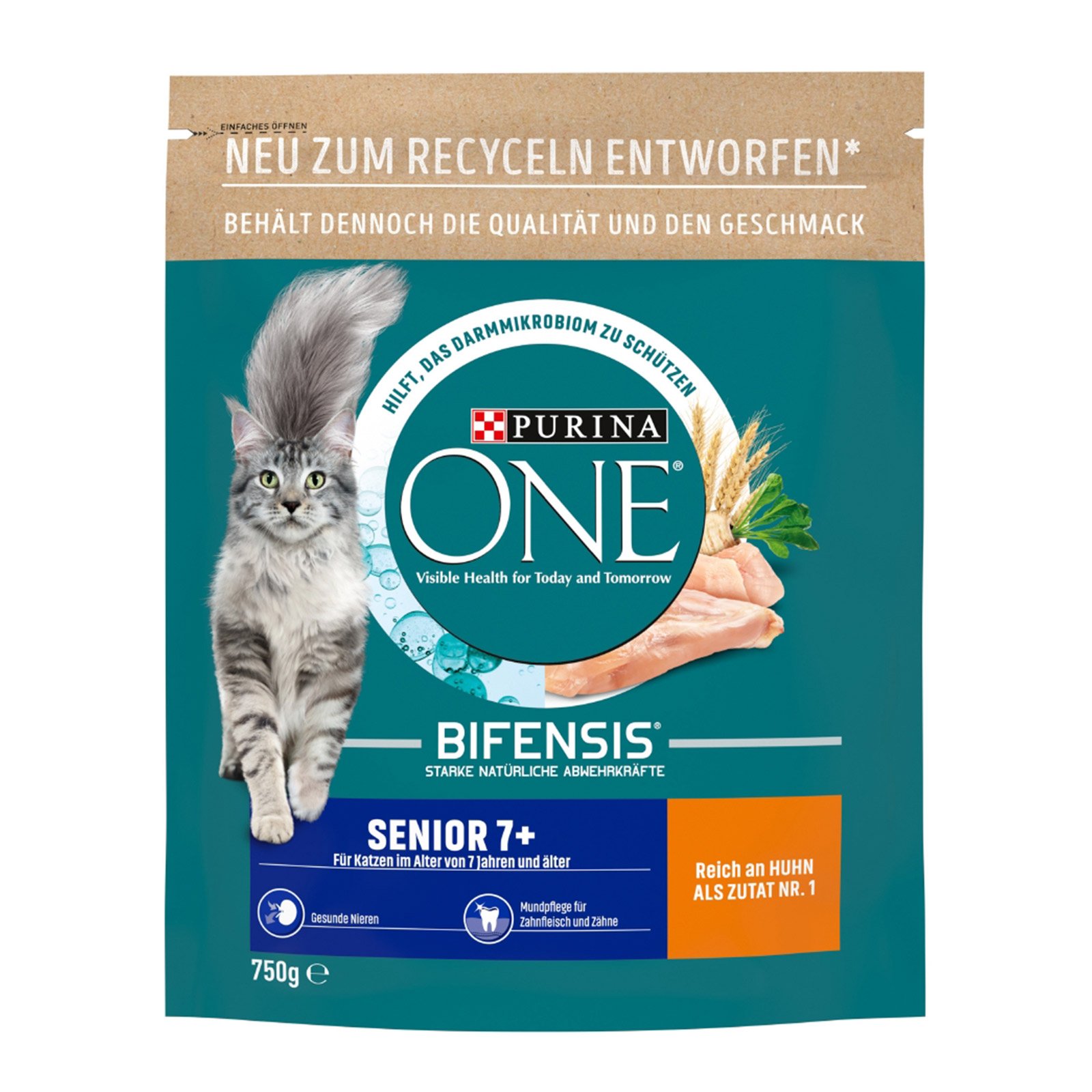 Purina One Senior 7+ Reich an Huhn