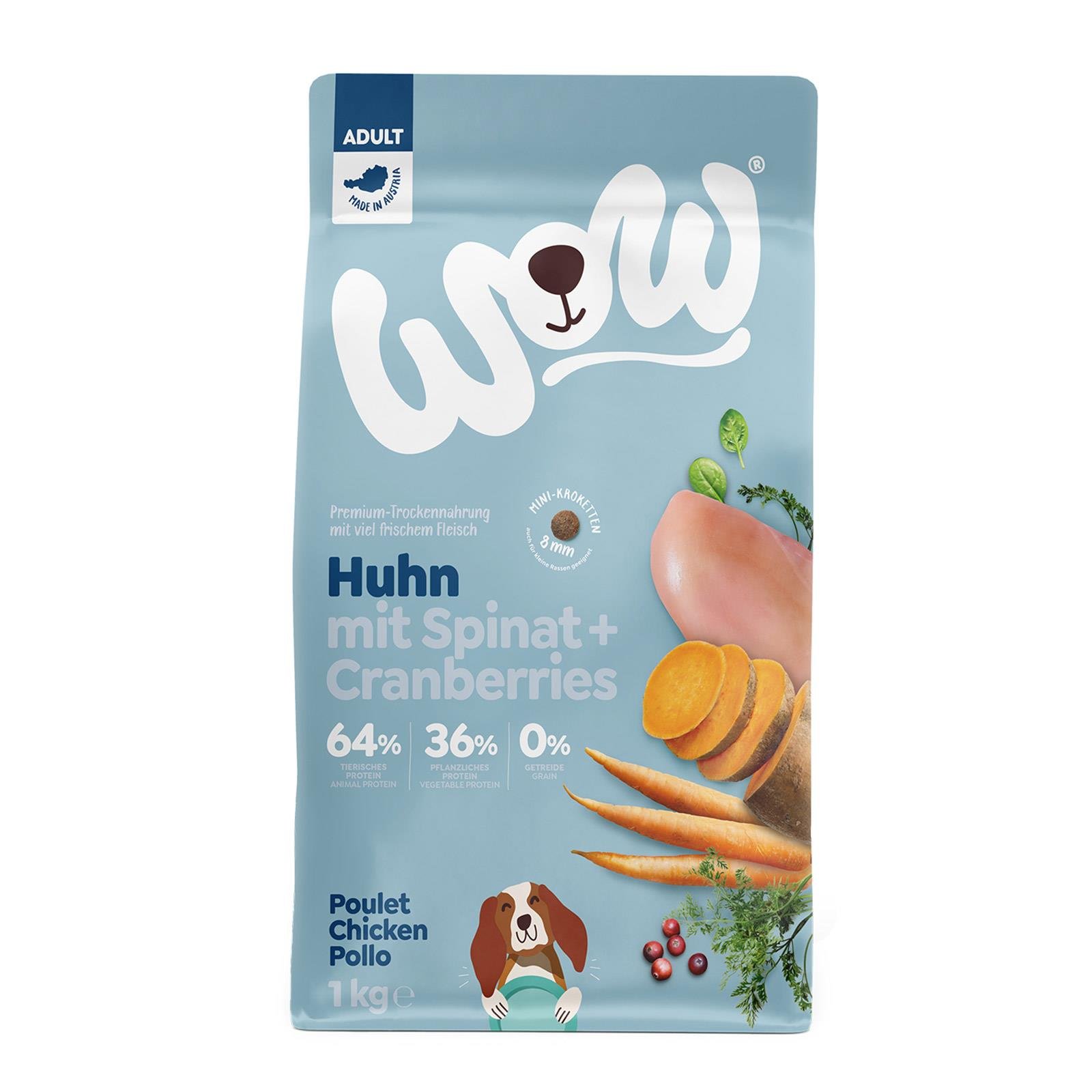 WOW Trocken Minis Adult Huhn