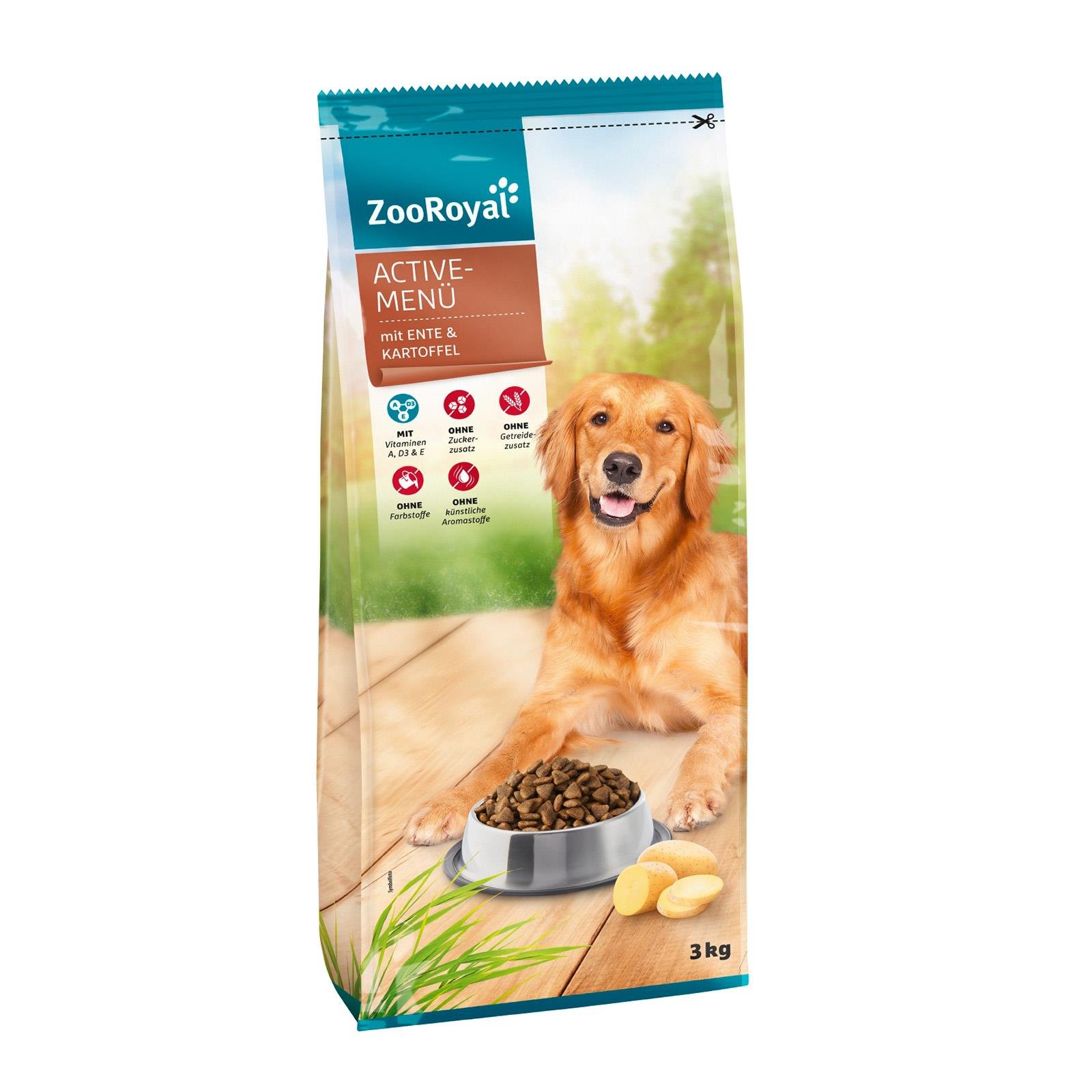 ZooRoyal Active-Menü mit Ente & Kartoffel