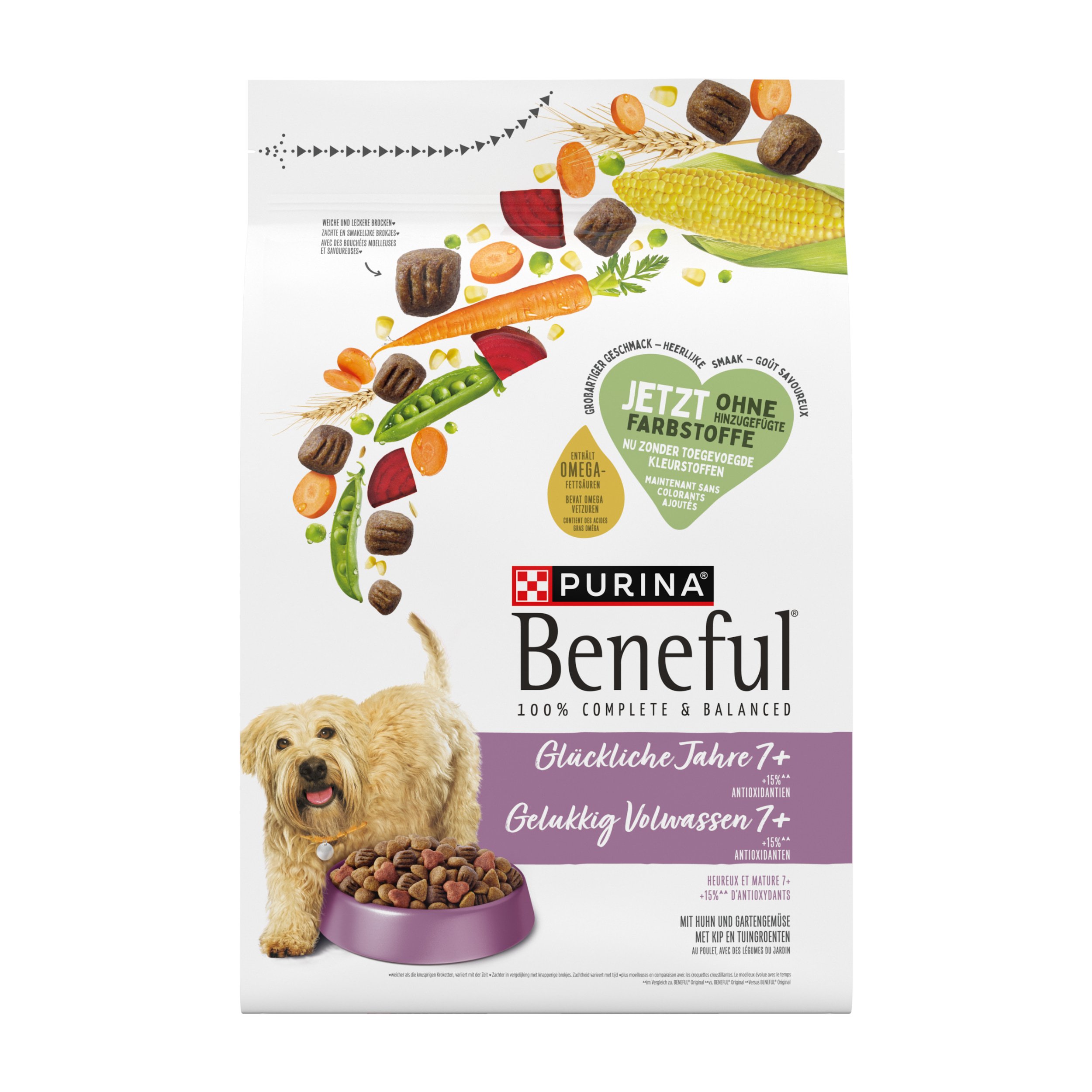 Beneful Glückliche Jahre 7+ Huhn & Gemüse