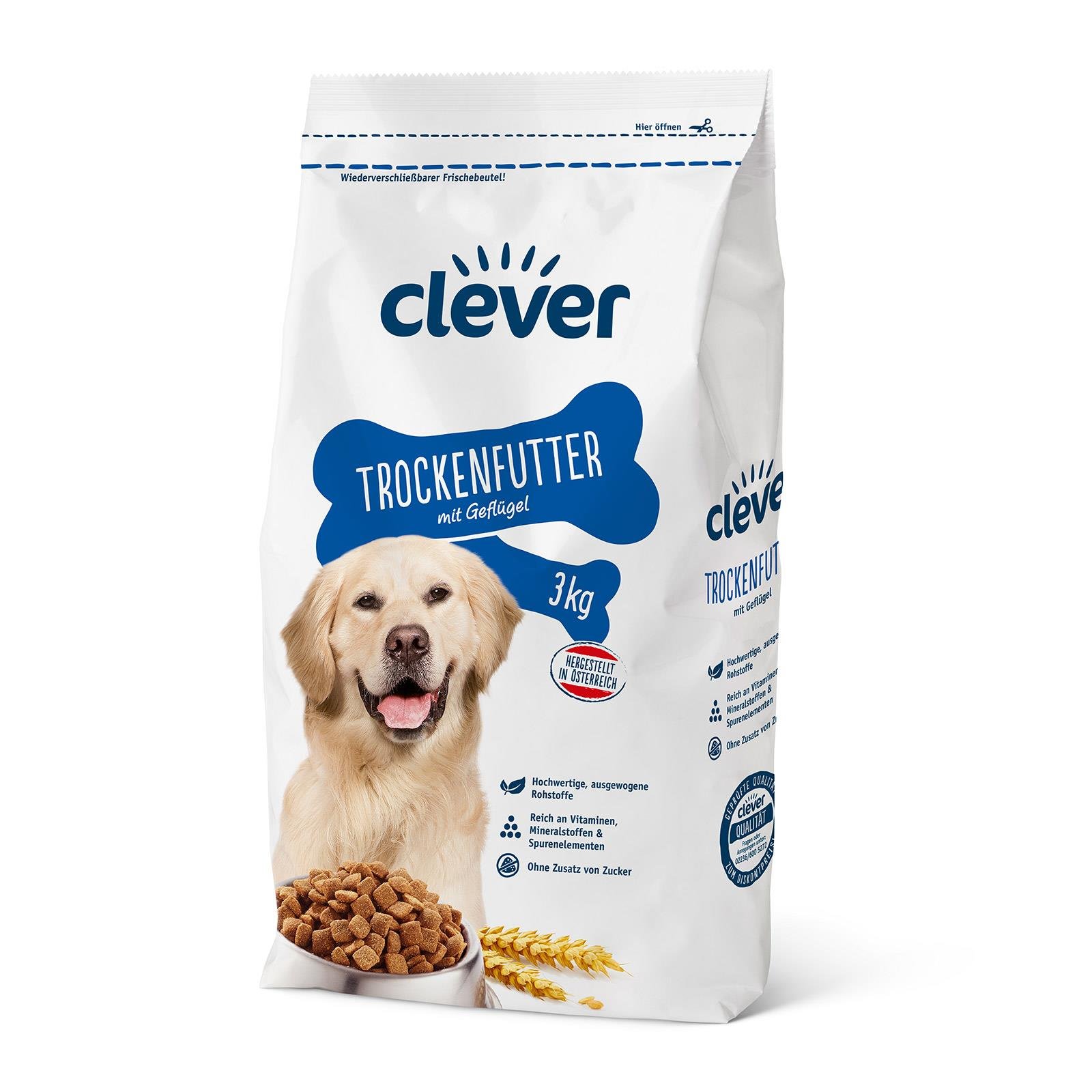Clever Hundetrockenfutter