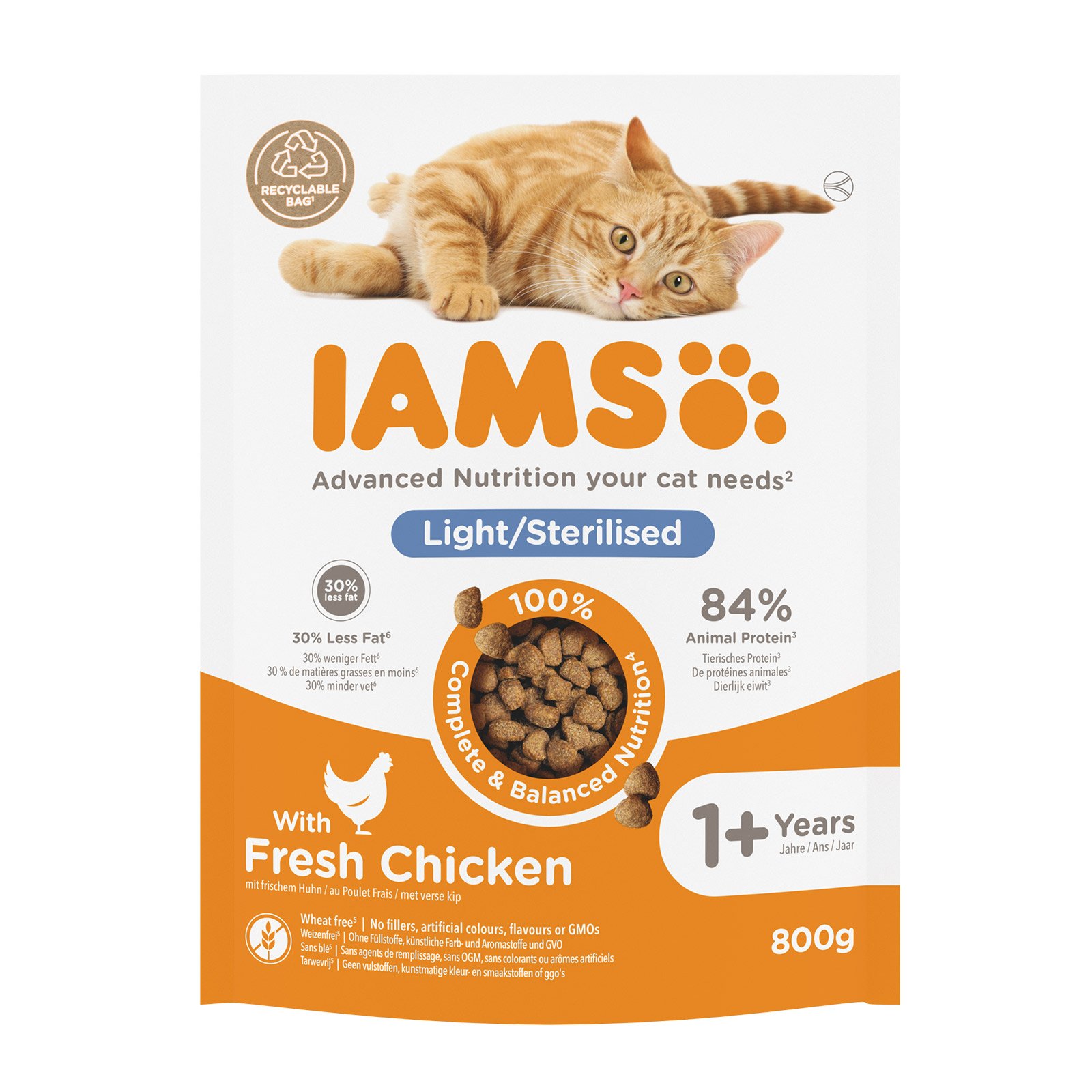 IAMS Light/Sterilised mit frischem Huhn