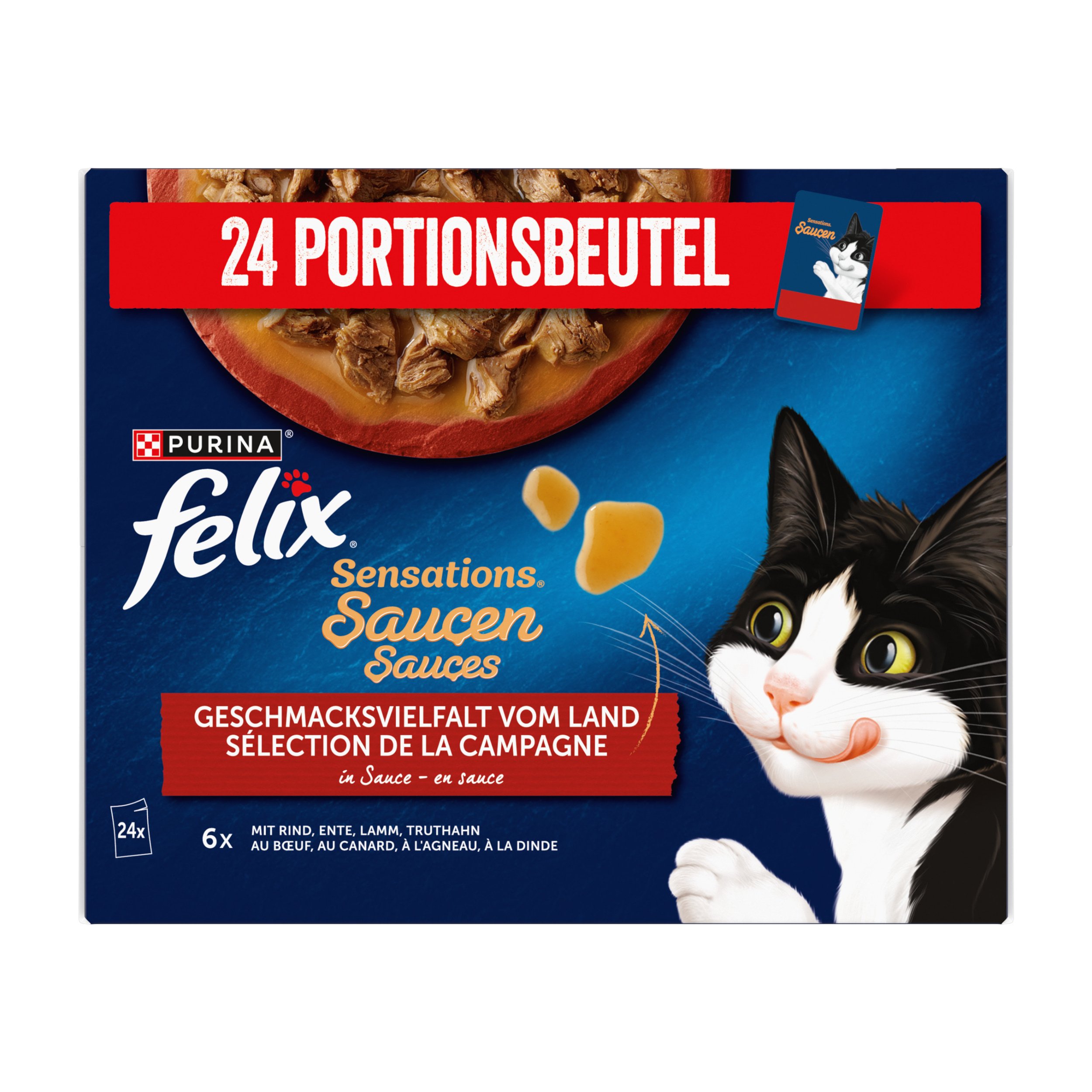 Felix Sensations Gelees Fleisch 24er