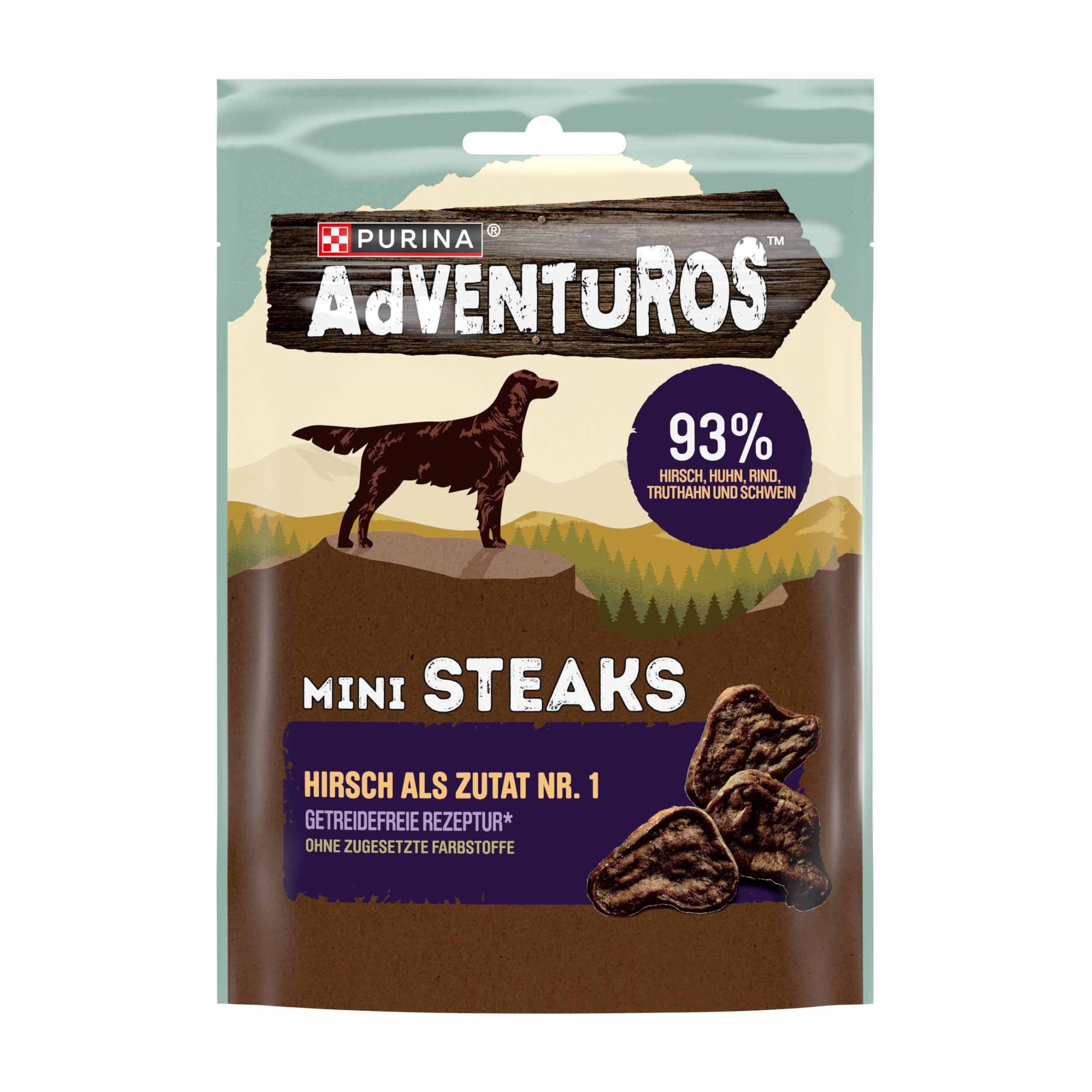 Adventuros Mini Steaks Hirsch