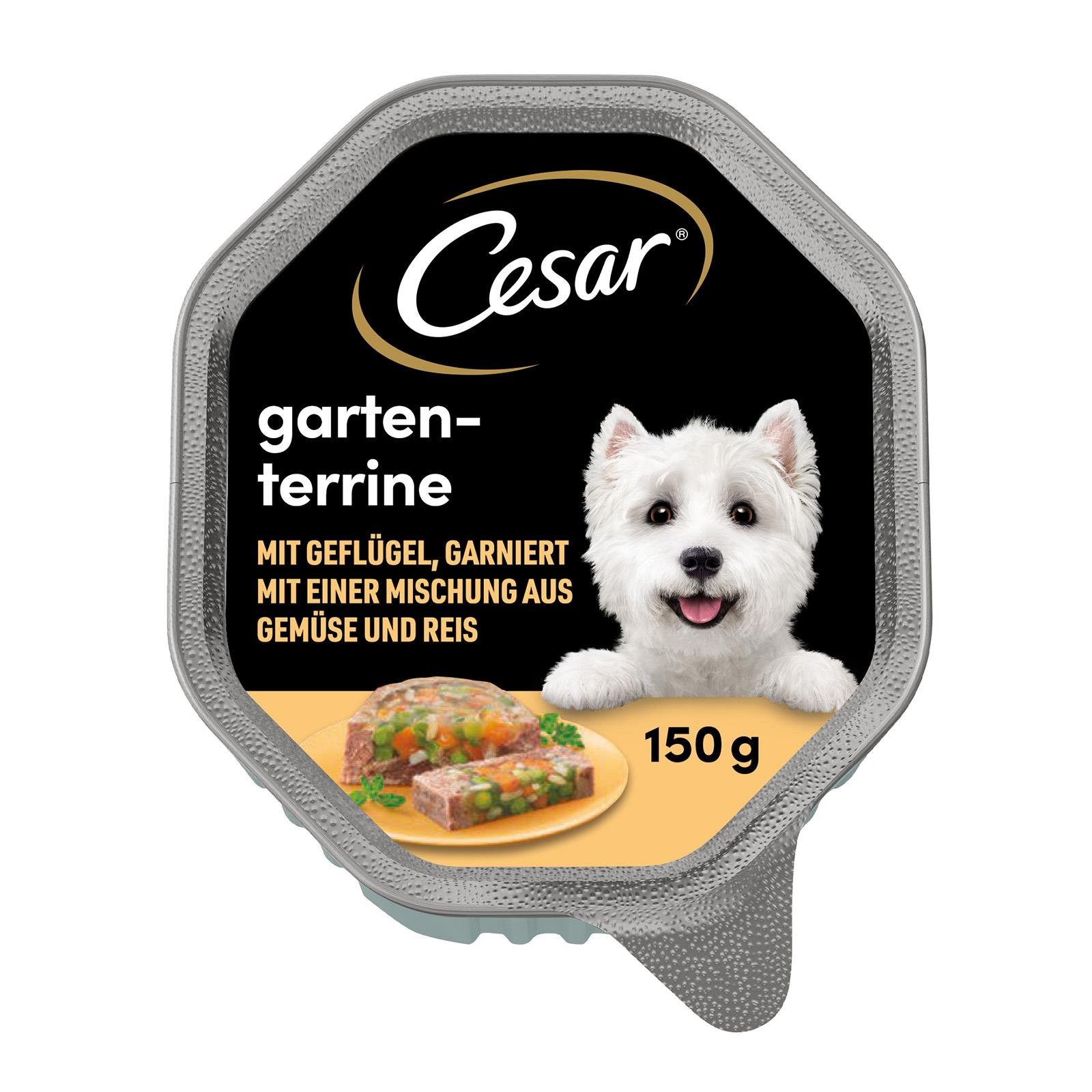 Cesar Garten-Terrine mit Geflügel & buntem Gemüse