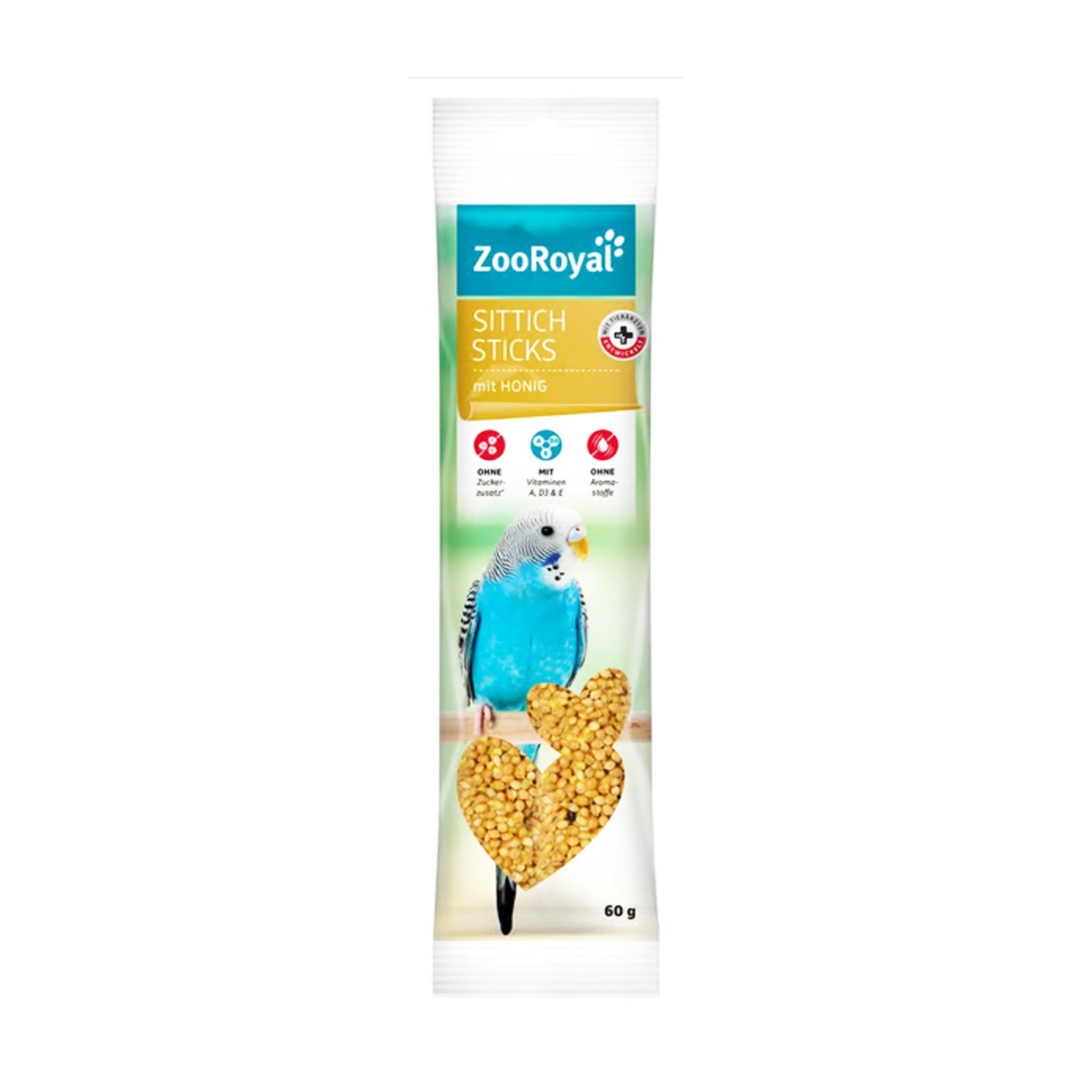 ZooRoyal Sittich Sticks mit Honig