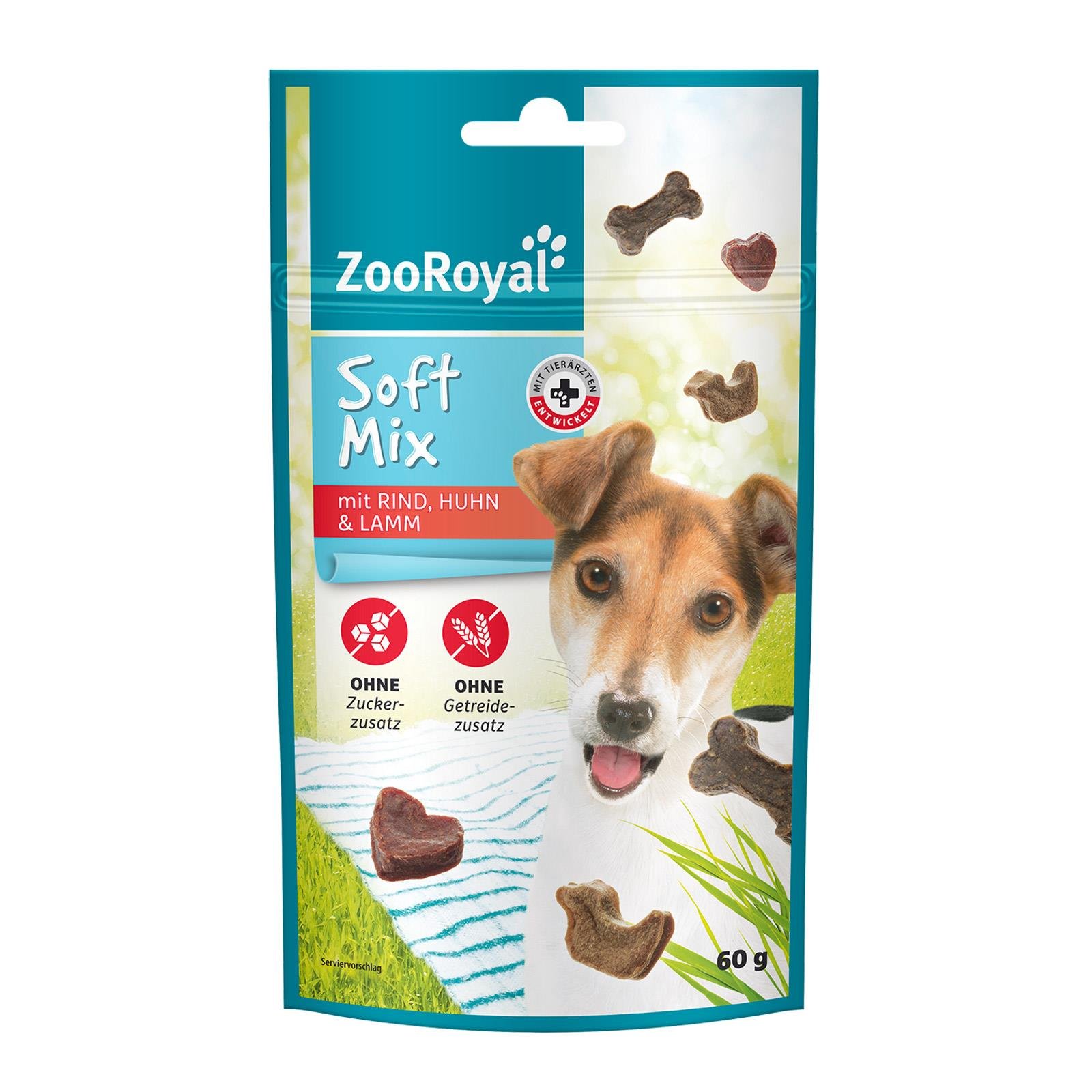 ZooRoyal Soft Mix mit Rind, Huhn & Lamm