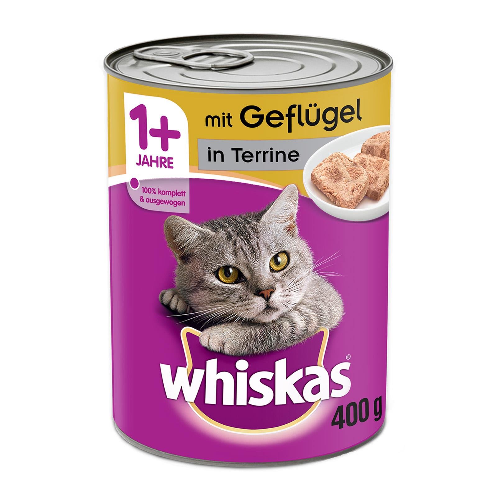 Whiskas Geflügel in Terrine 1+