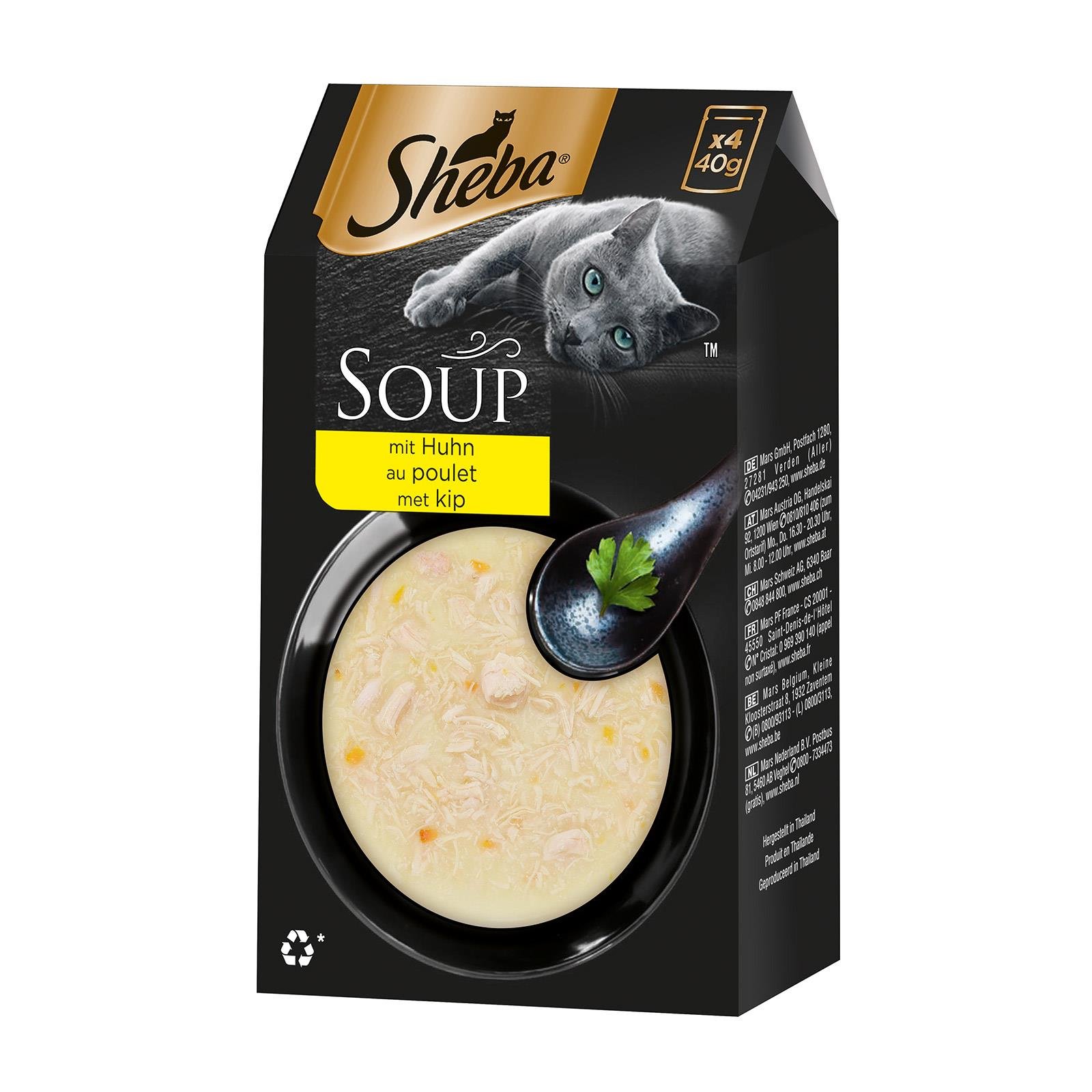 Sheba Classic Soup mit Hühnchenbrustfilets