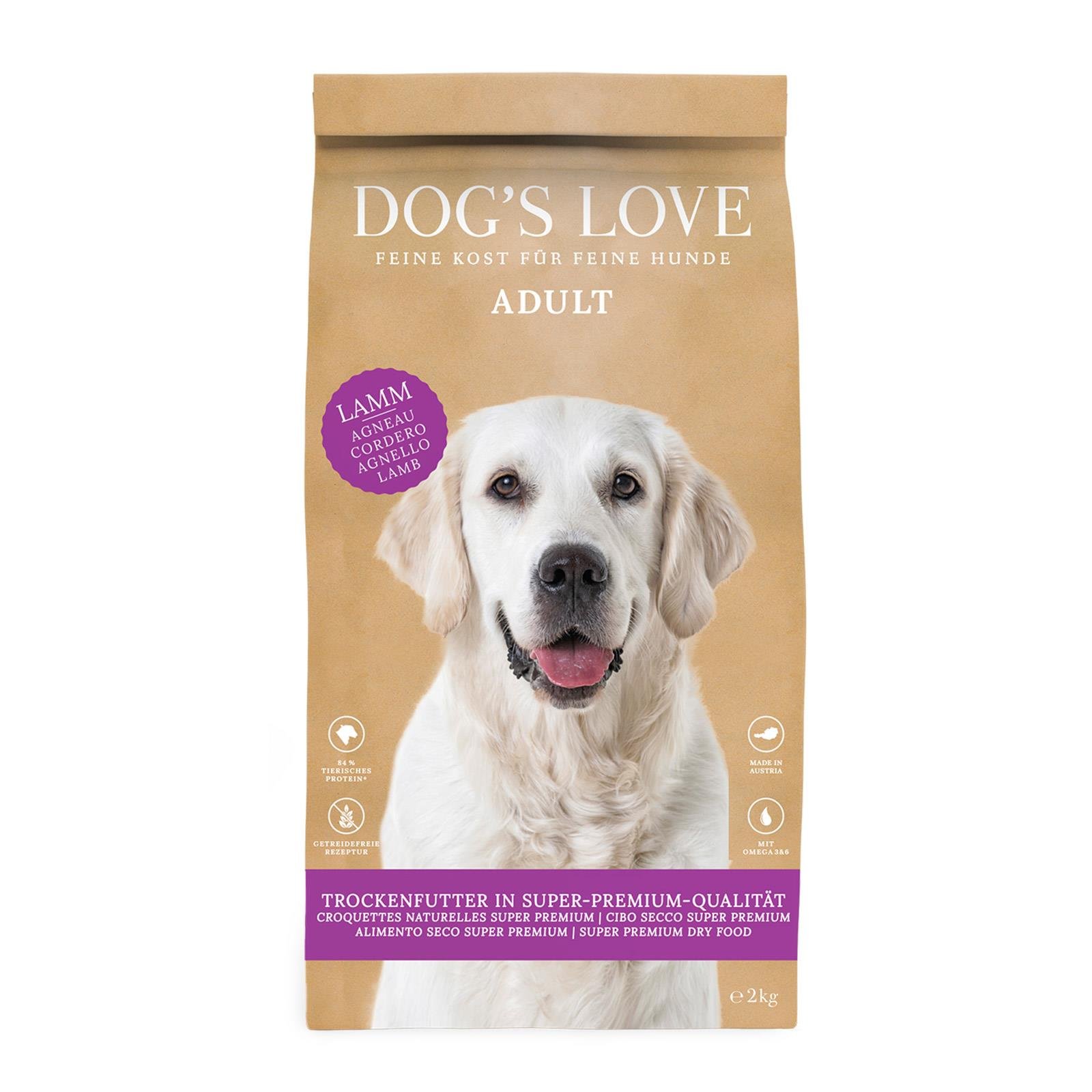 Dog's Love Lamm mit Süsskartoffeln und Minze