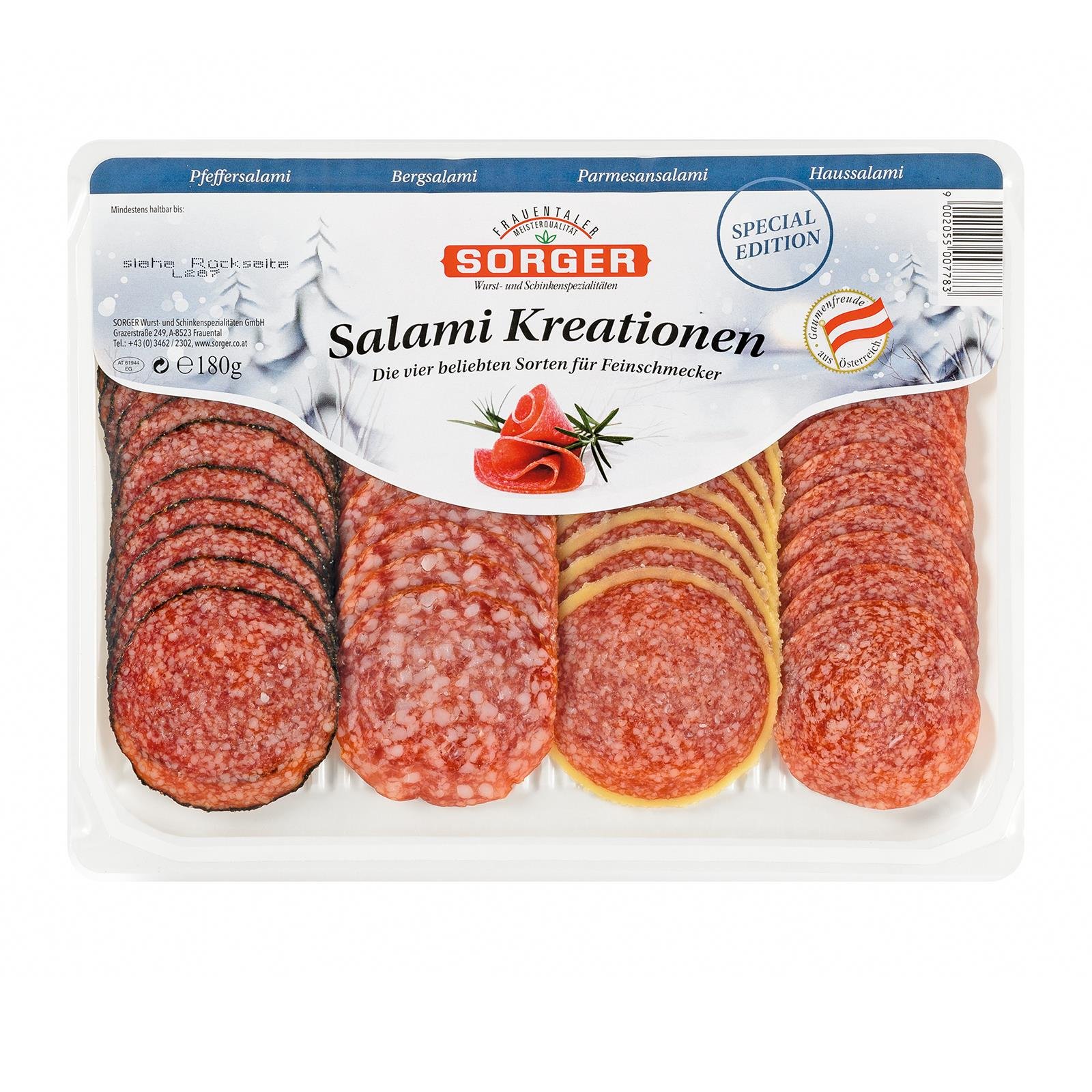 Sorger Salami Kreationen Geschnitten