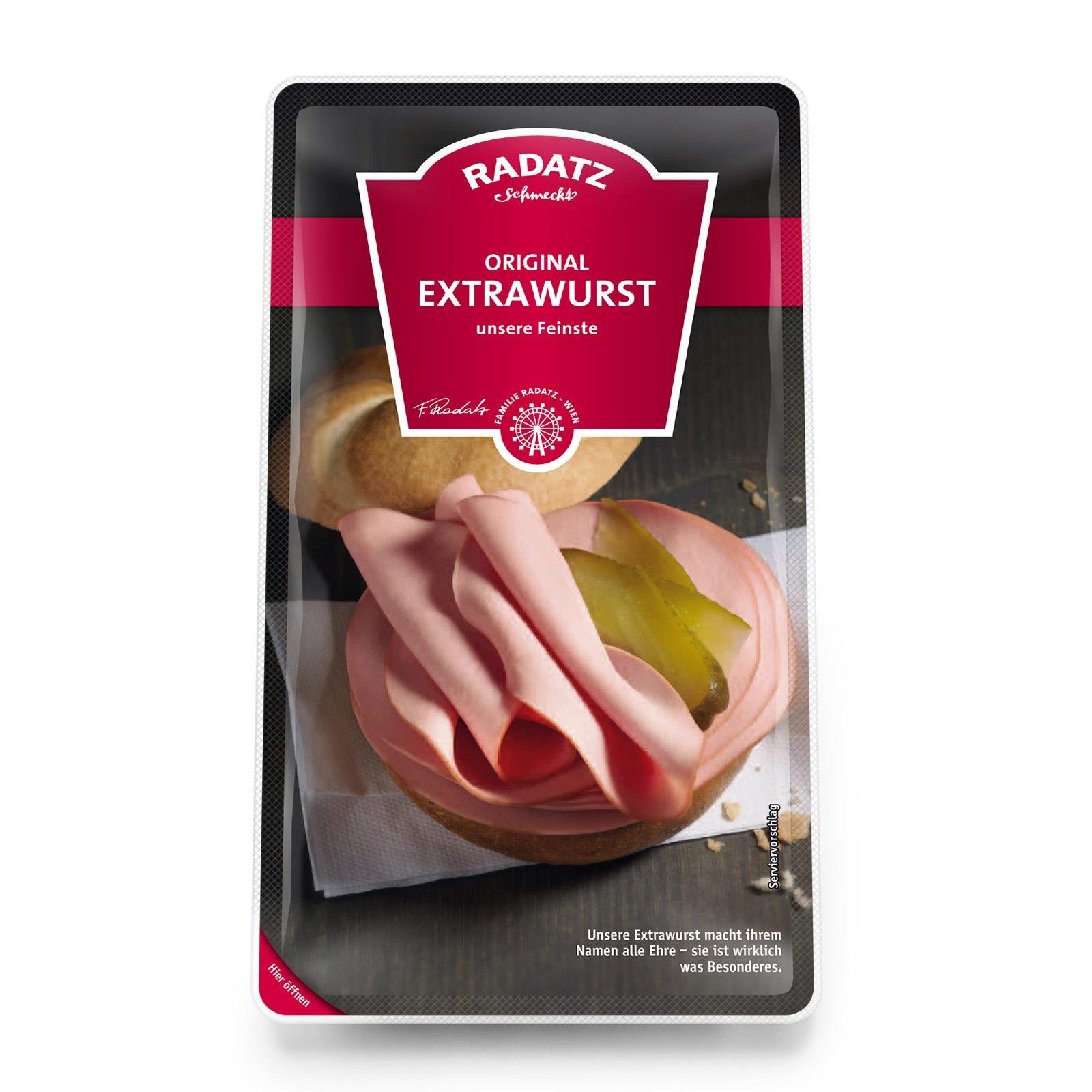 Radatz Gourmet Extrawurst geschnitten