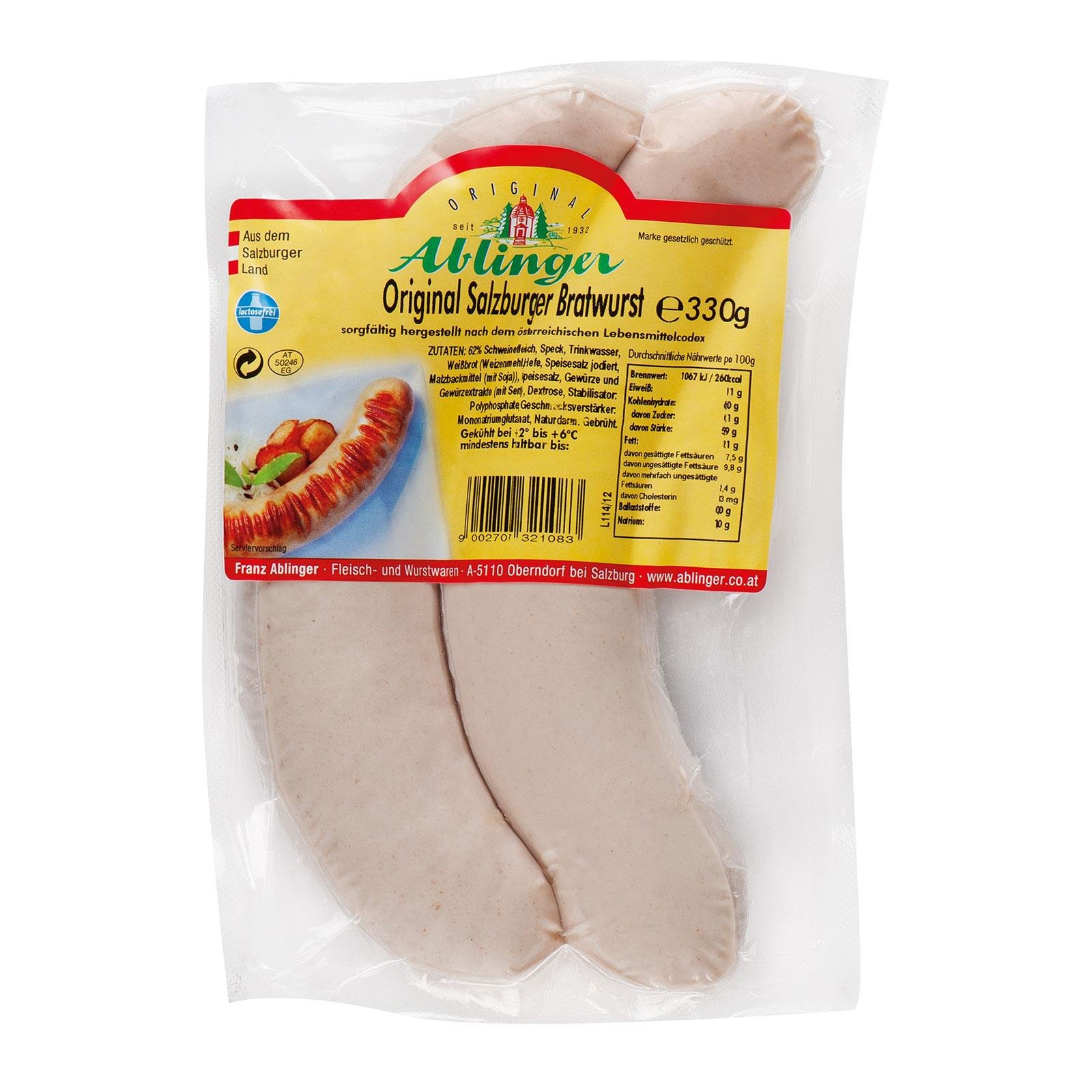 Ablinger Original Salzburger Bratwurst