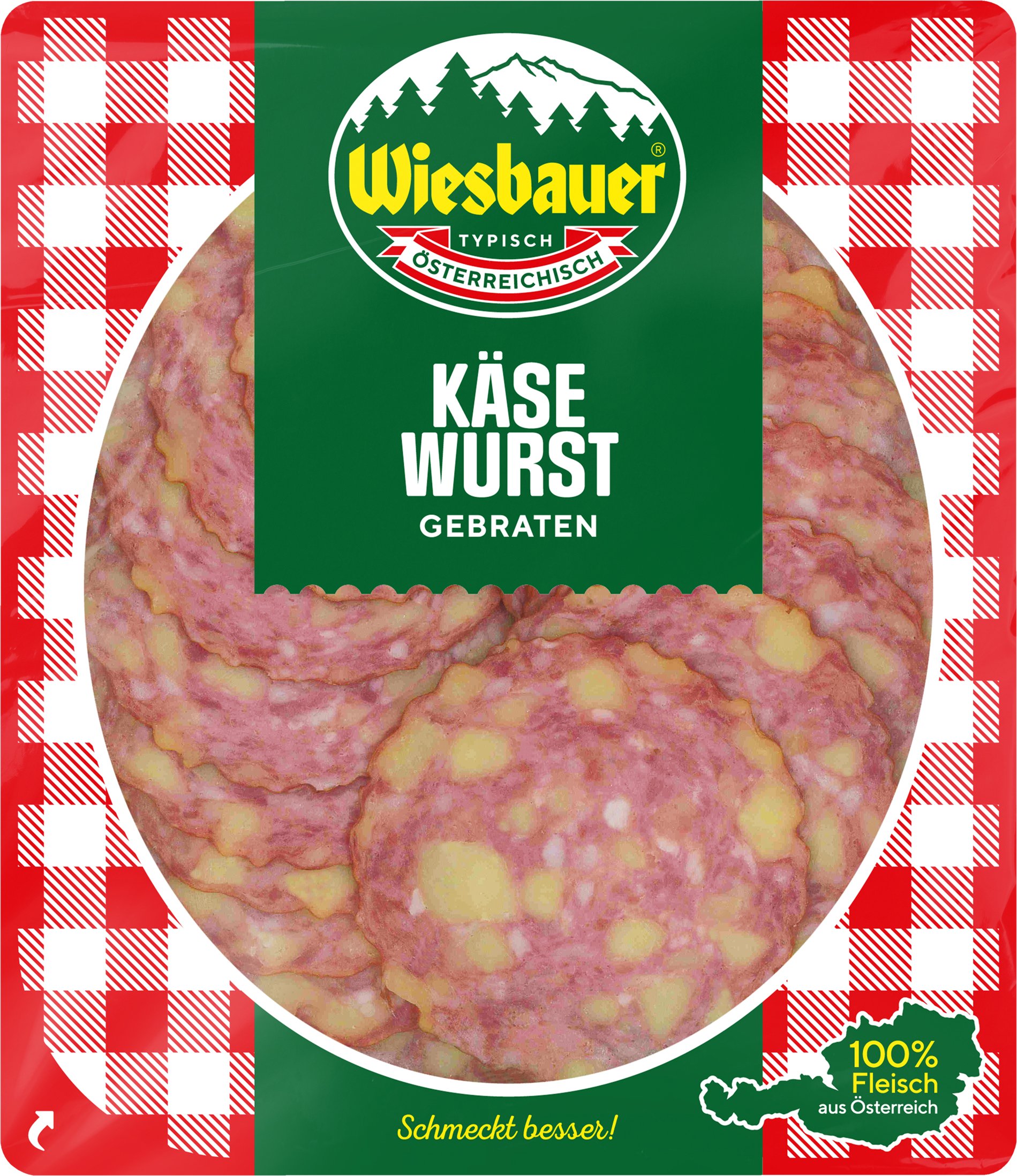 Wiesbauer Gebratene Käsewurst Geschnitten