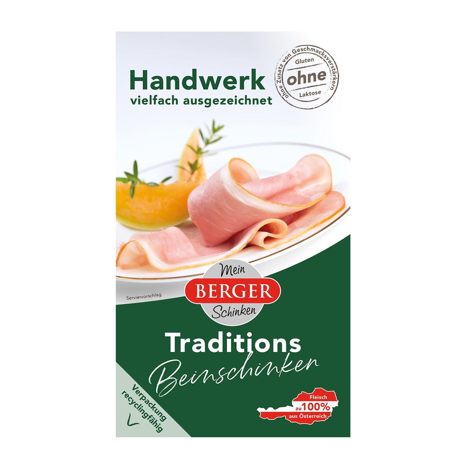 Berger Beinschinken Geschnitten