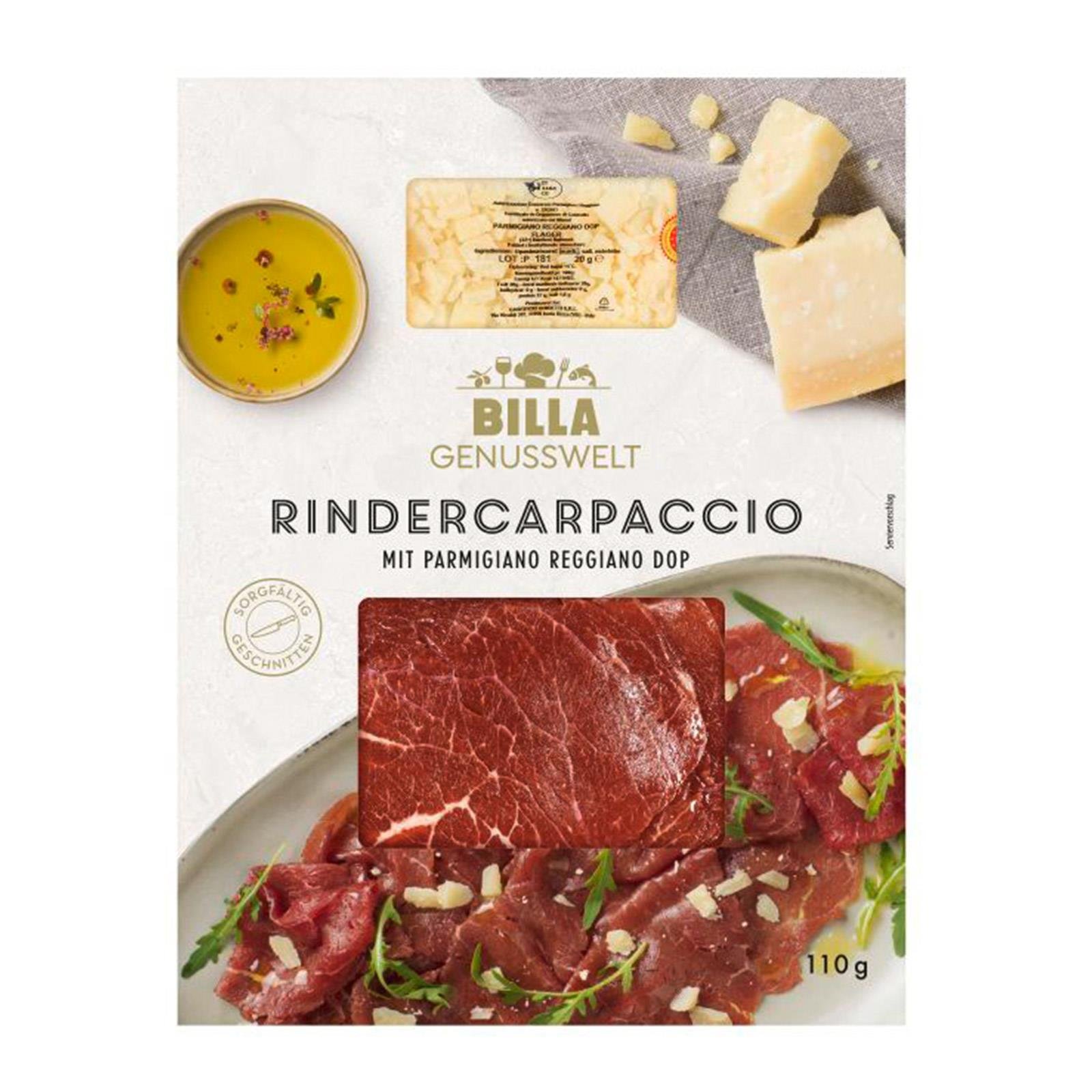BILLA Genusswelt Rindercarpaccio