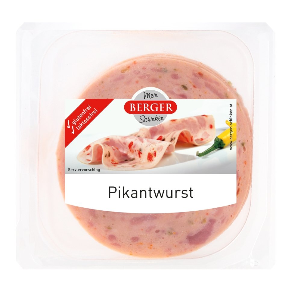 Berger Pikantwurst geschnitten