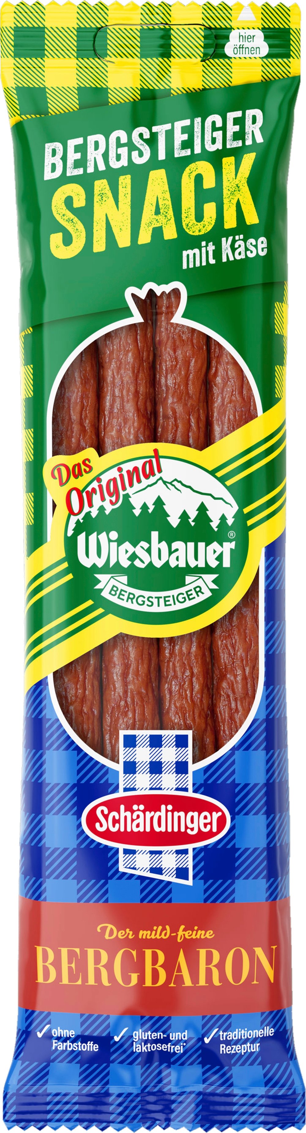 Wiesbauer Bergsteiger Snack mit Käse