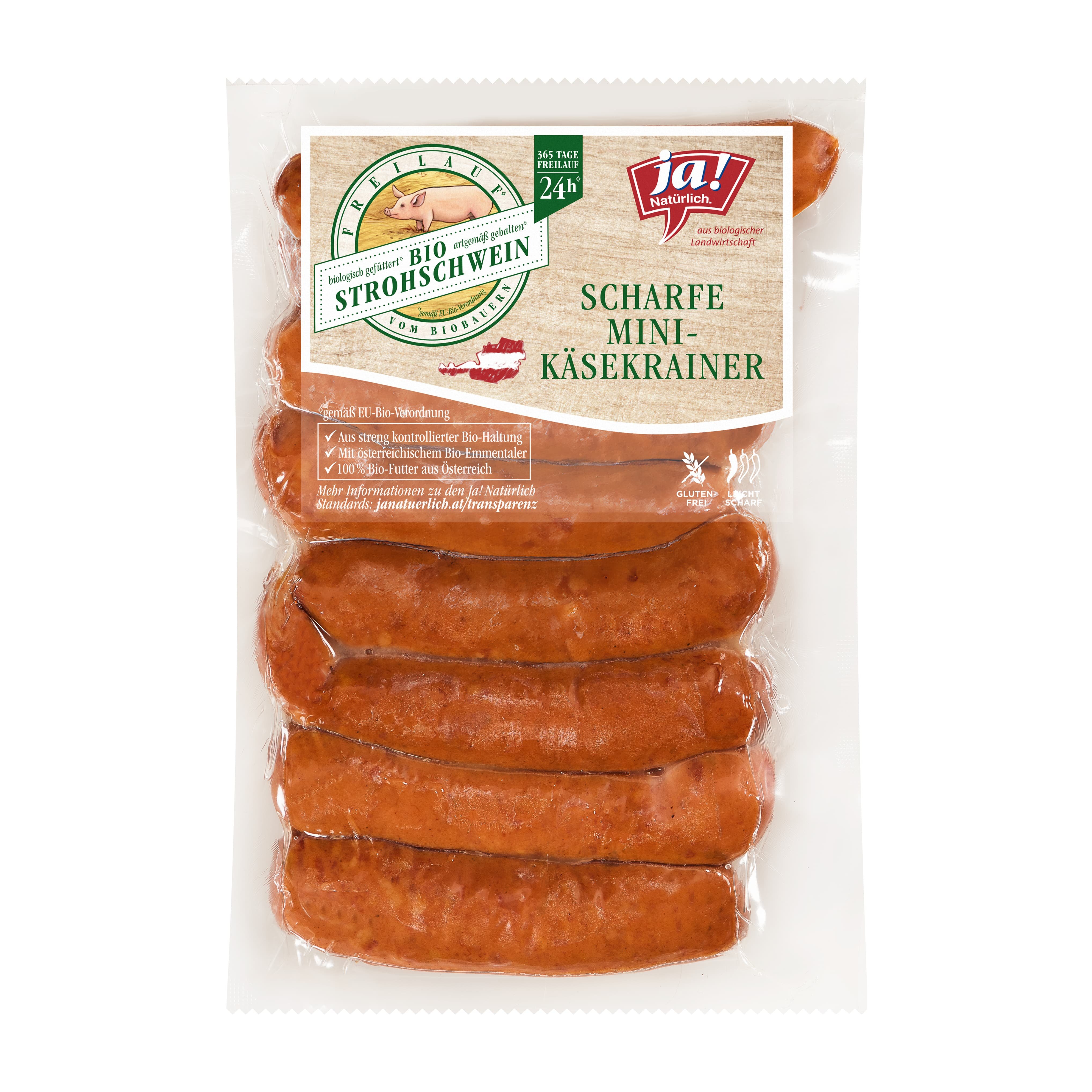 Ja! Natürlich Scharfe Mini-Käsekrainer