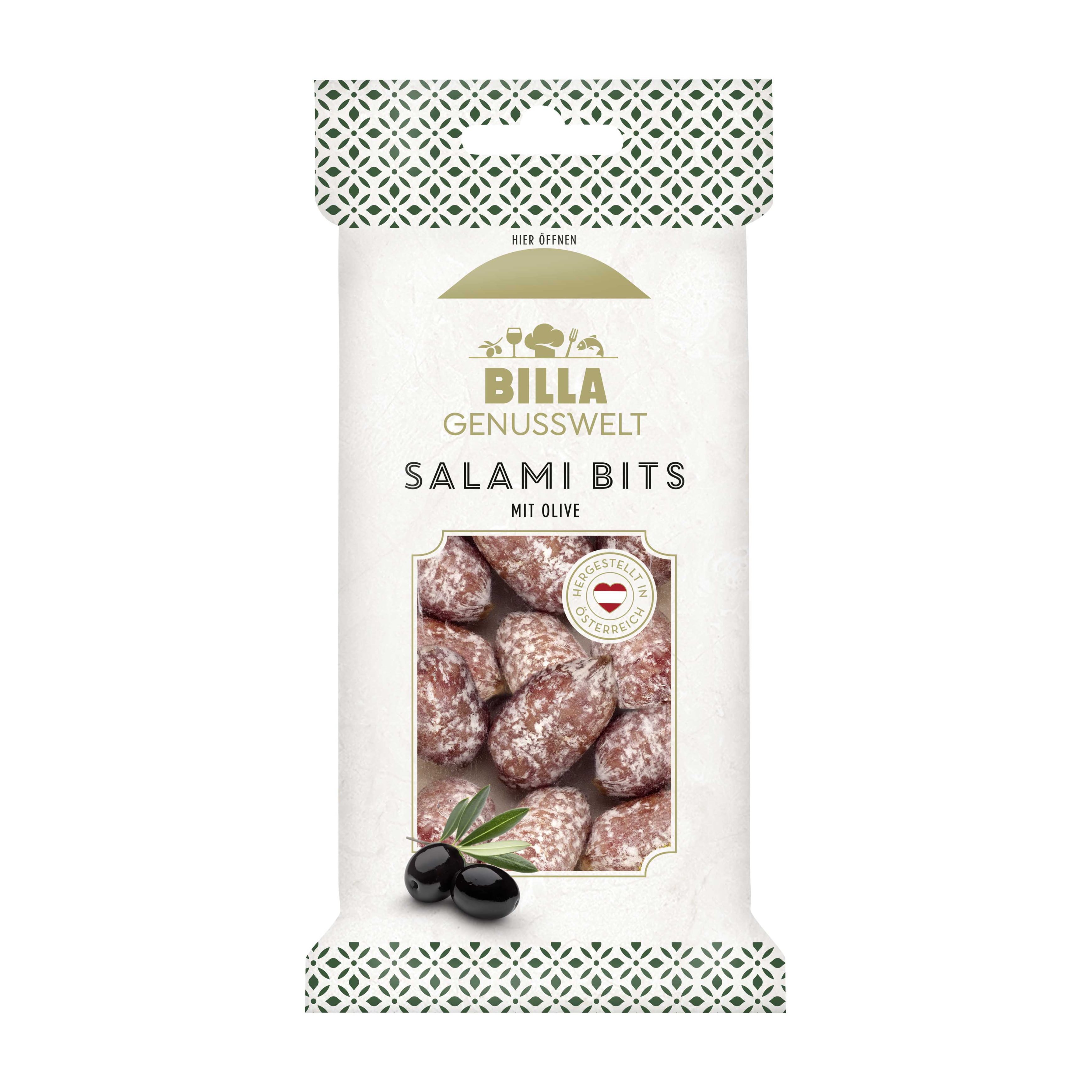 BILLA Genusswelt Salami Bits Olive