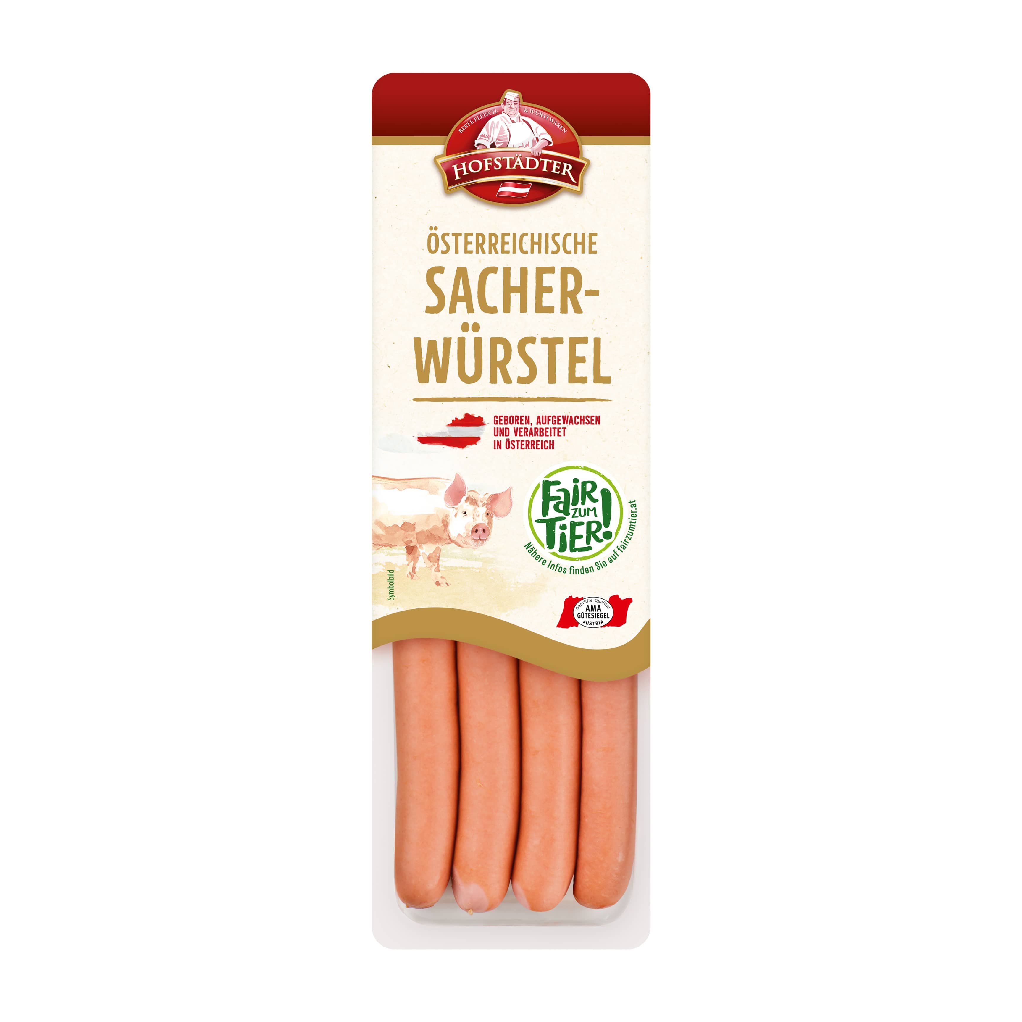 Hofstädter Fair zum Tier Sacherwürstel
