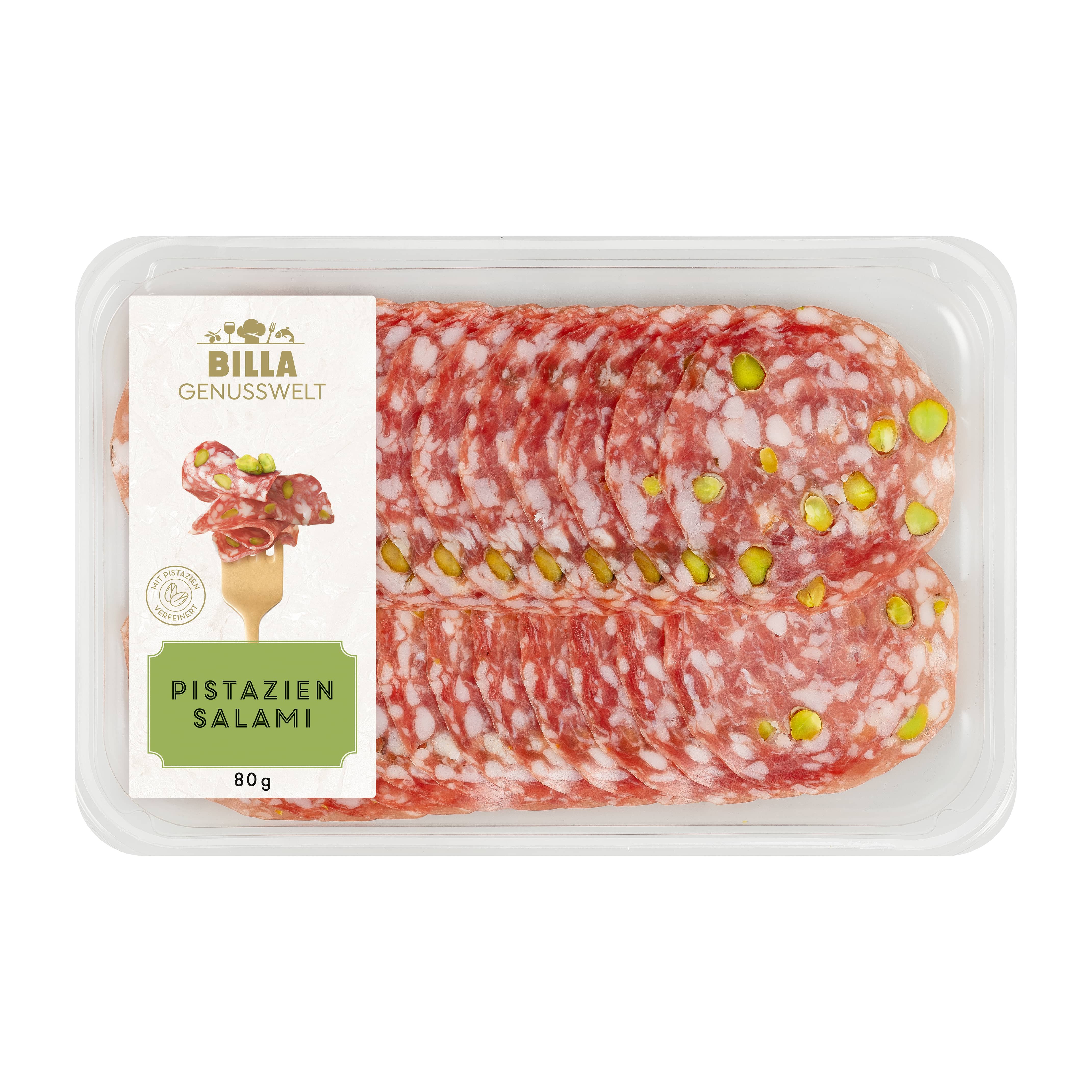 BILLA Genusswelt Salami mit Pistazien